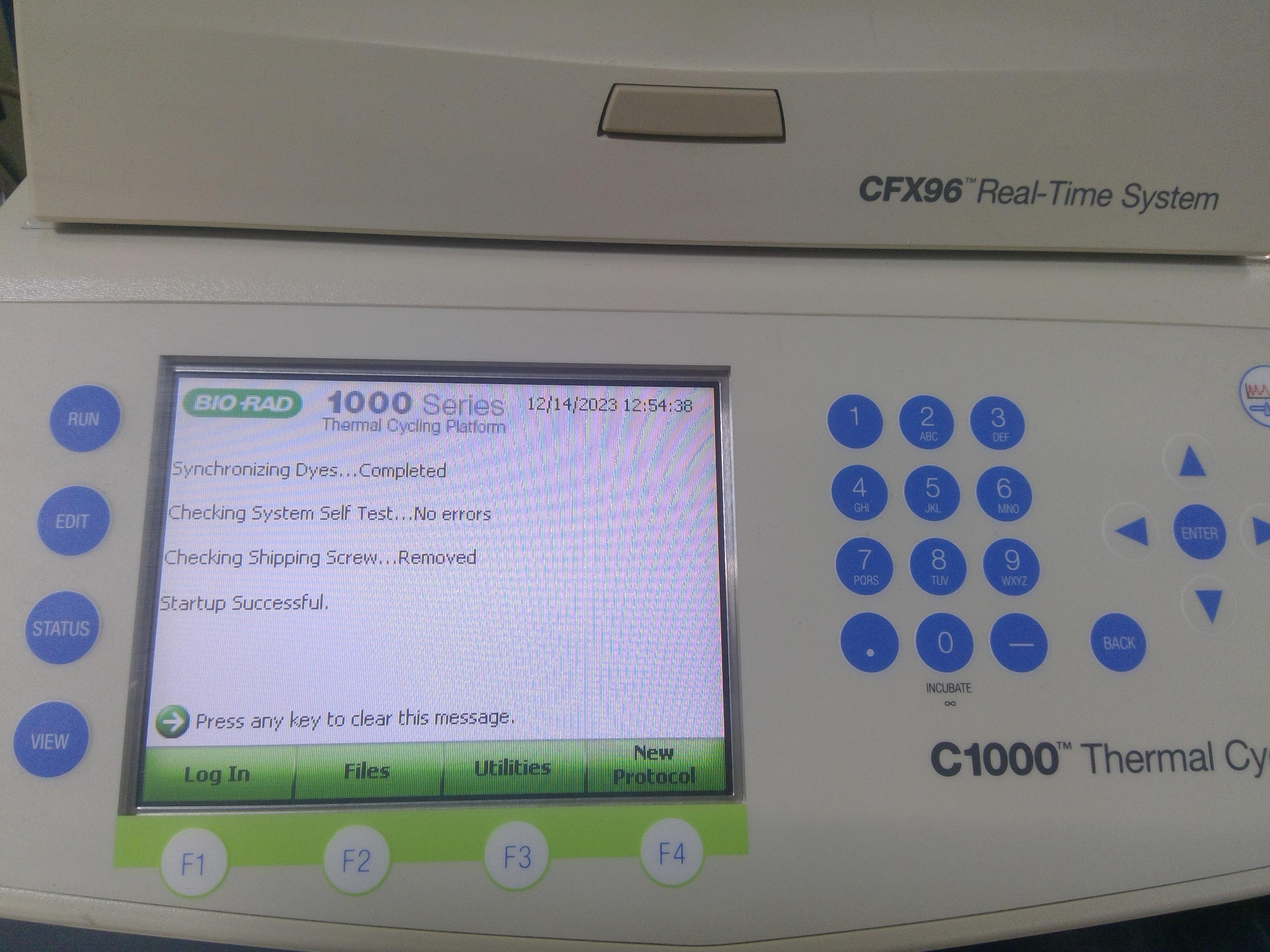 Bio Rad C1000 Thermal Cycler CFX96 Real-Time PCR Instrument