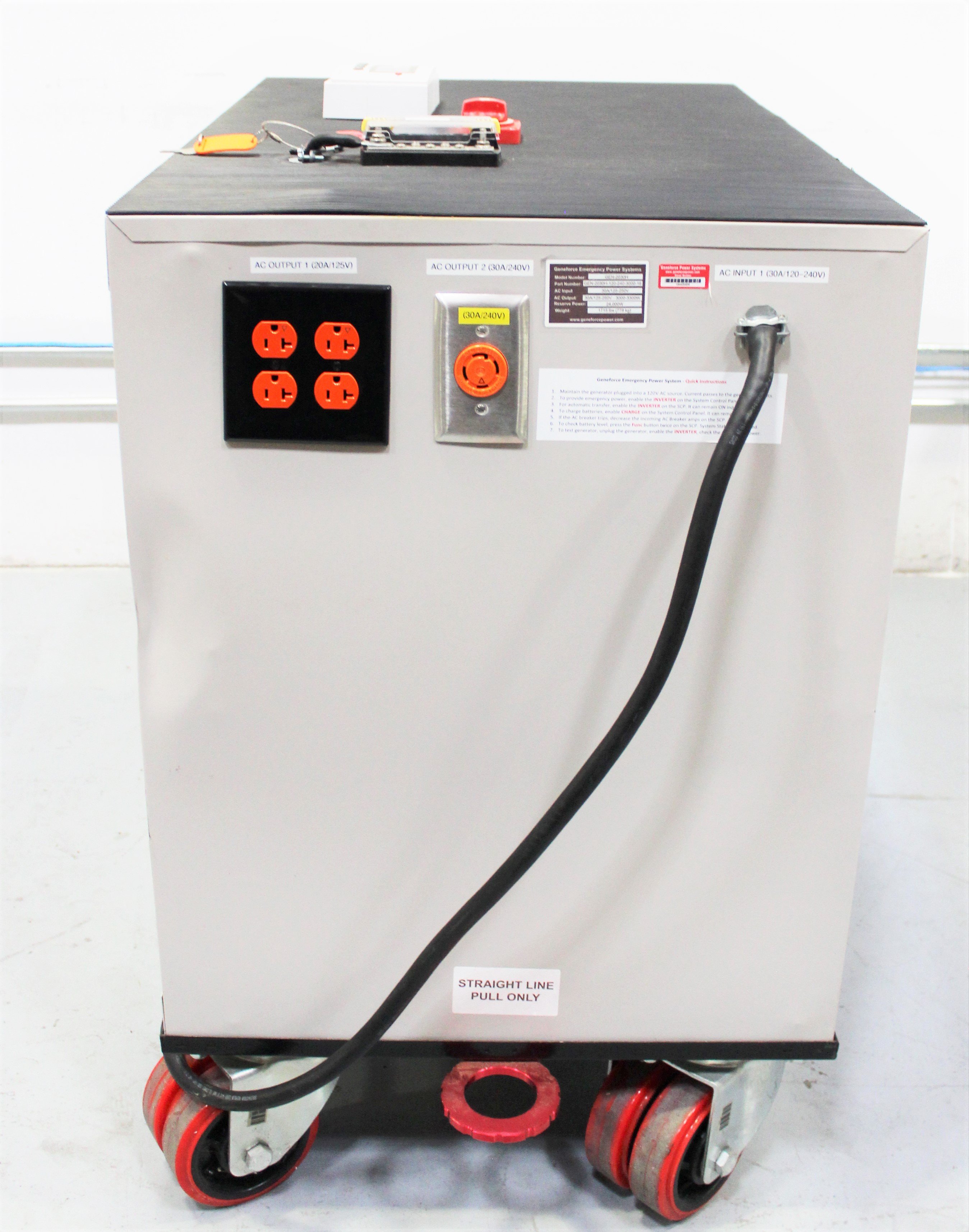 Geneforce GEN-2030H Battery Generator Silent Gas-Free Backup Power 3000W