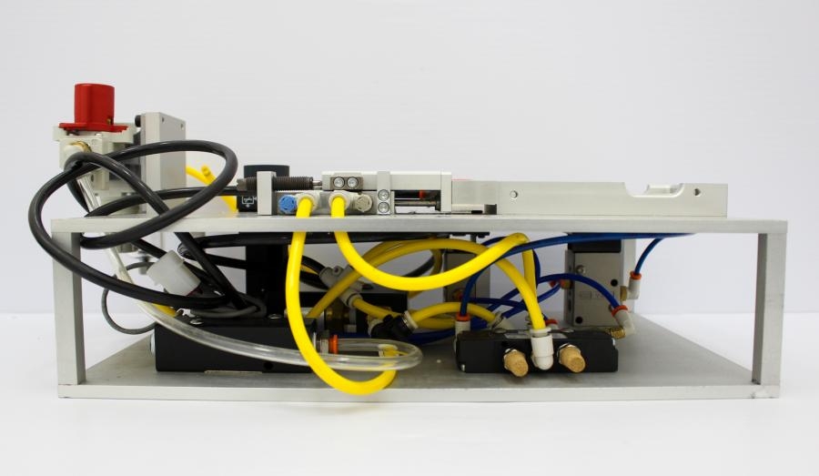 SMC MXS8-30P Air Slide Table Precision Slides, Rubber Bumper, Shock Absorber