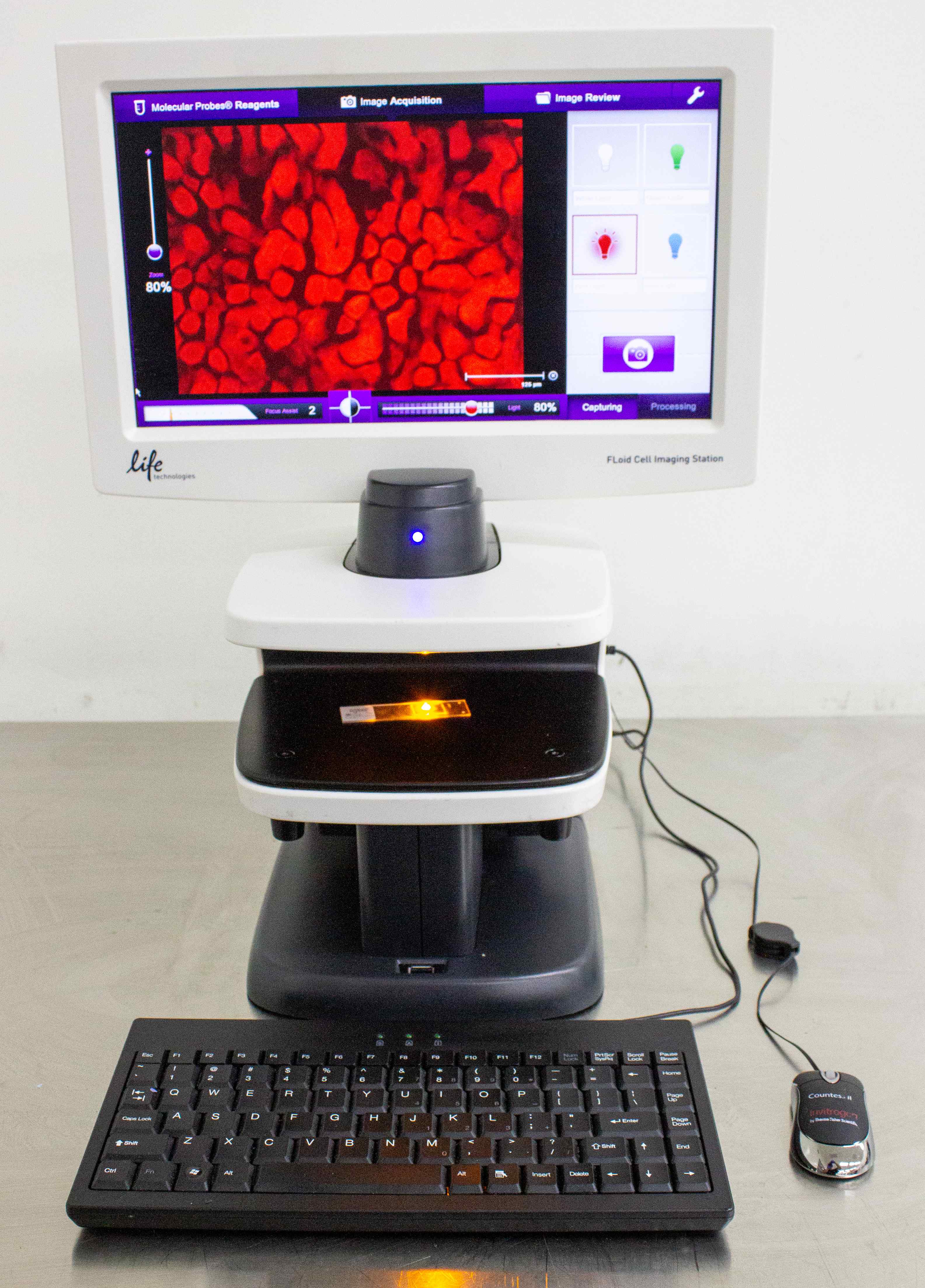 LifeTech FLoid Imager Cell Imaging Station Fluorescent Benchtop User-Friendly
