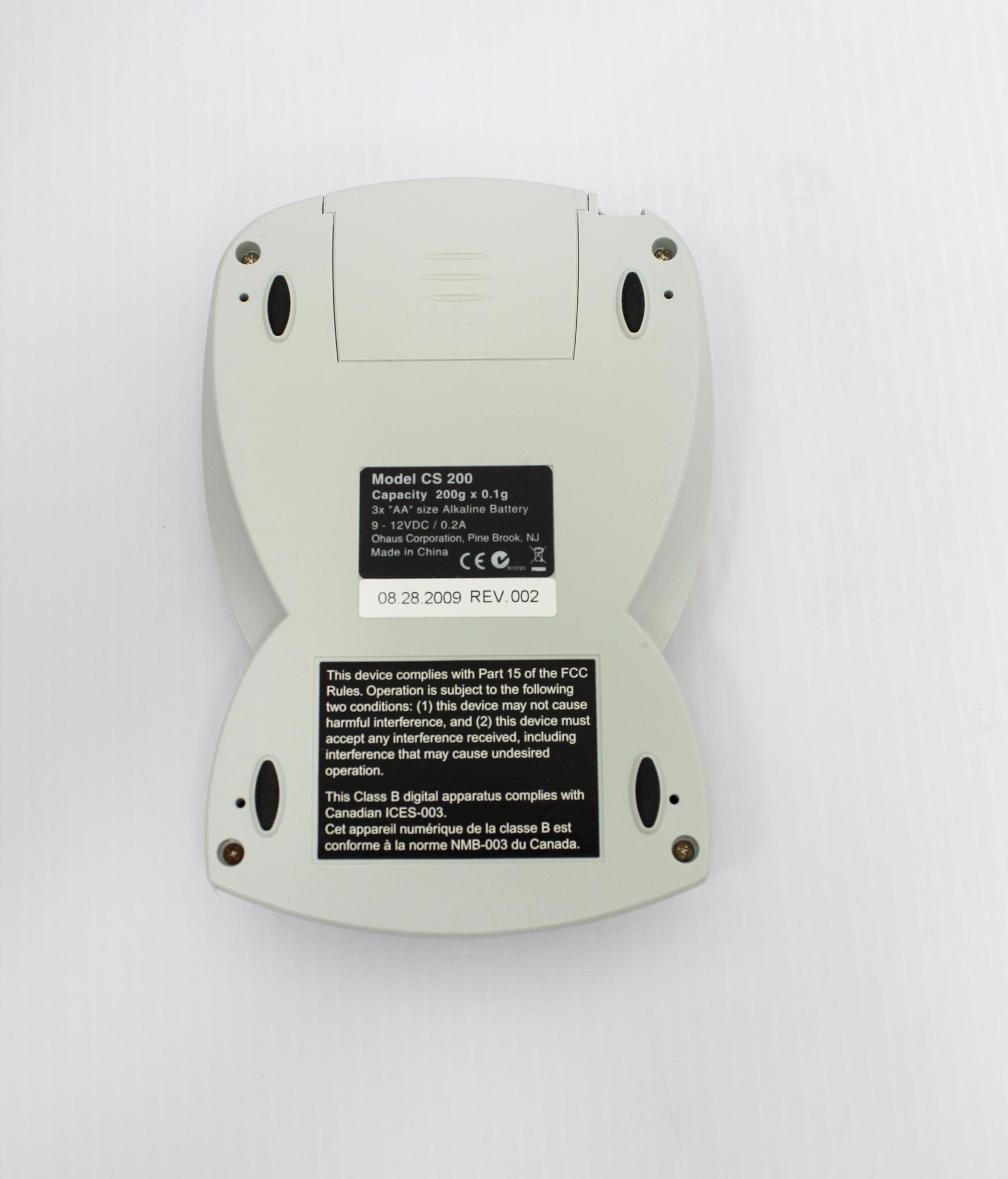 Ohaus CS 200 Bench Scale 200g Capacity Accurate Excellent Condition