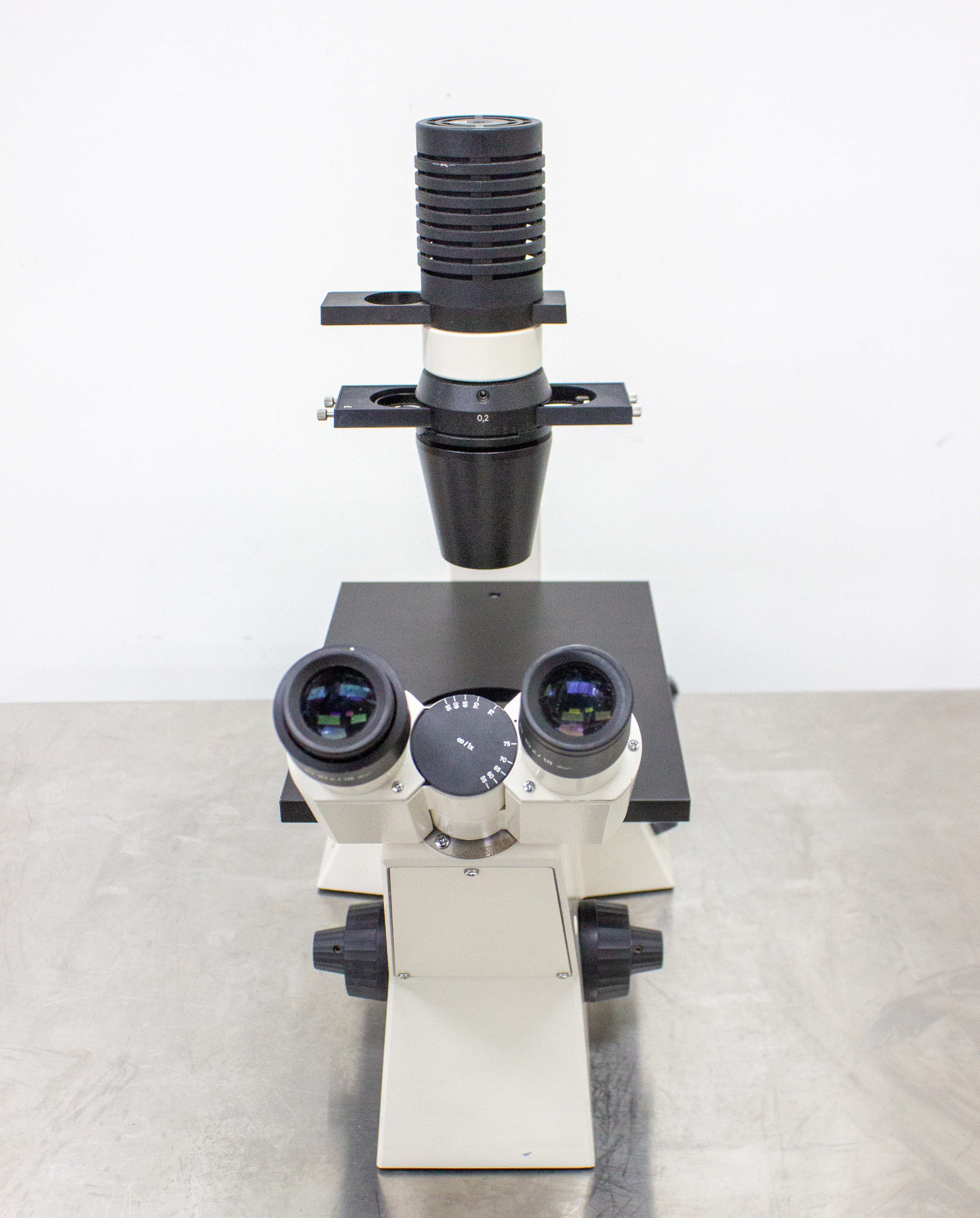 Carl Zeiss Invertoskop Microscope Inverted Phase Contrast PL 10/18mm FOV