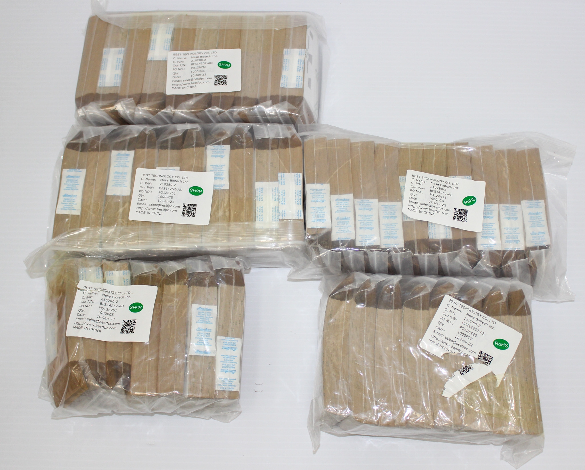 MesaBiotech 210280-2 Orion Flex PCB Circuit Board Box Dome Switch Integration