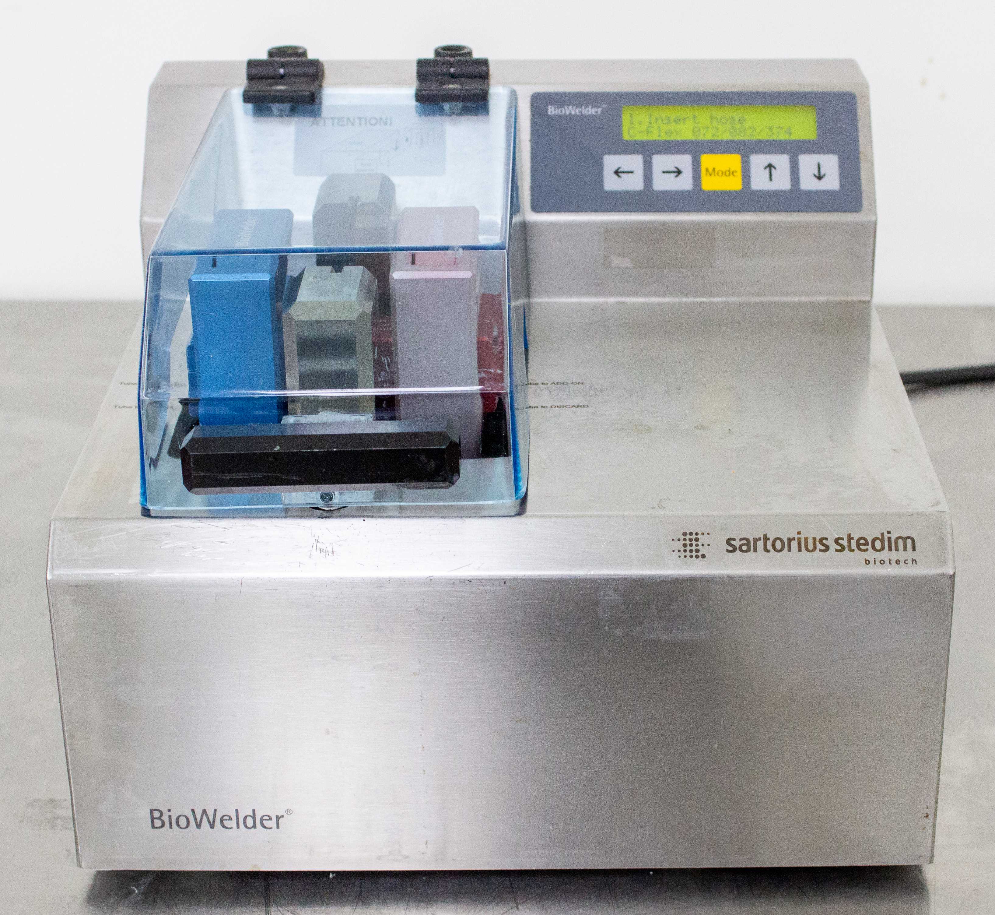 Sartorius BioWelder Tube Welder fully automated aseptic connection 3/4in
