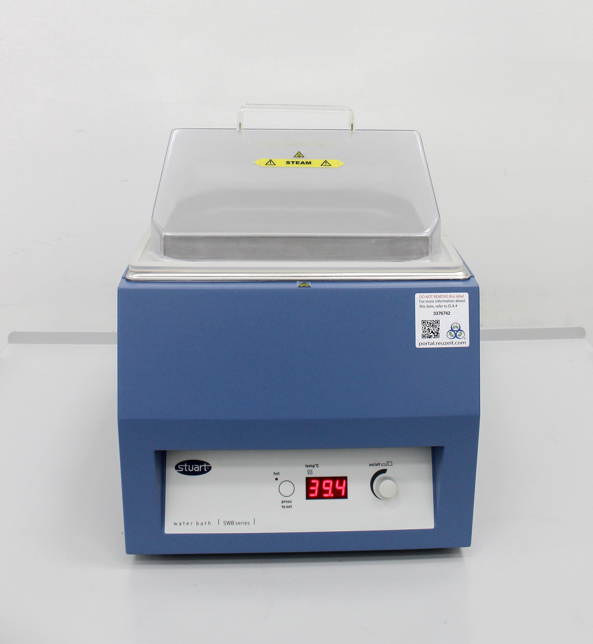 Stuart SWB15D Water Bath Digital 15L Turnkey System Temp Control LED Display