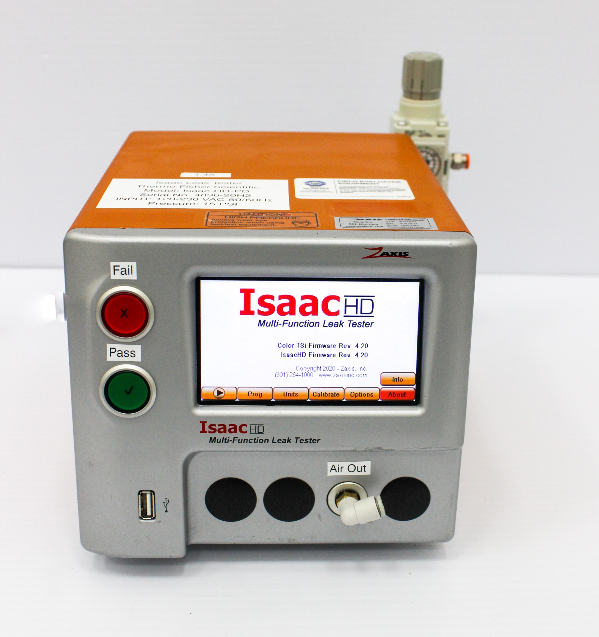 Zaxis Isaac-HD-PD Leak Tester Multi-Test Capabilities Small Footprint
