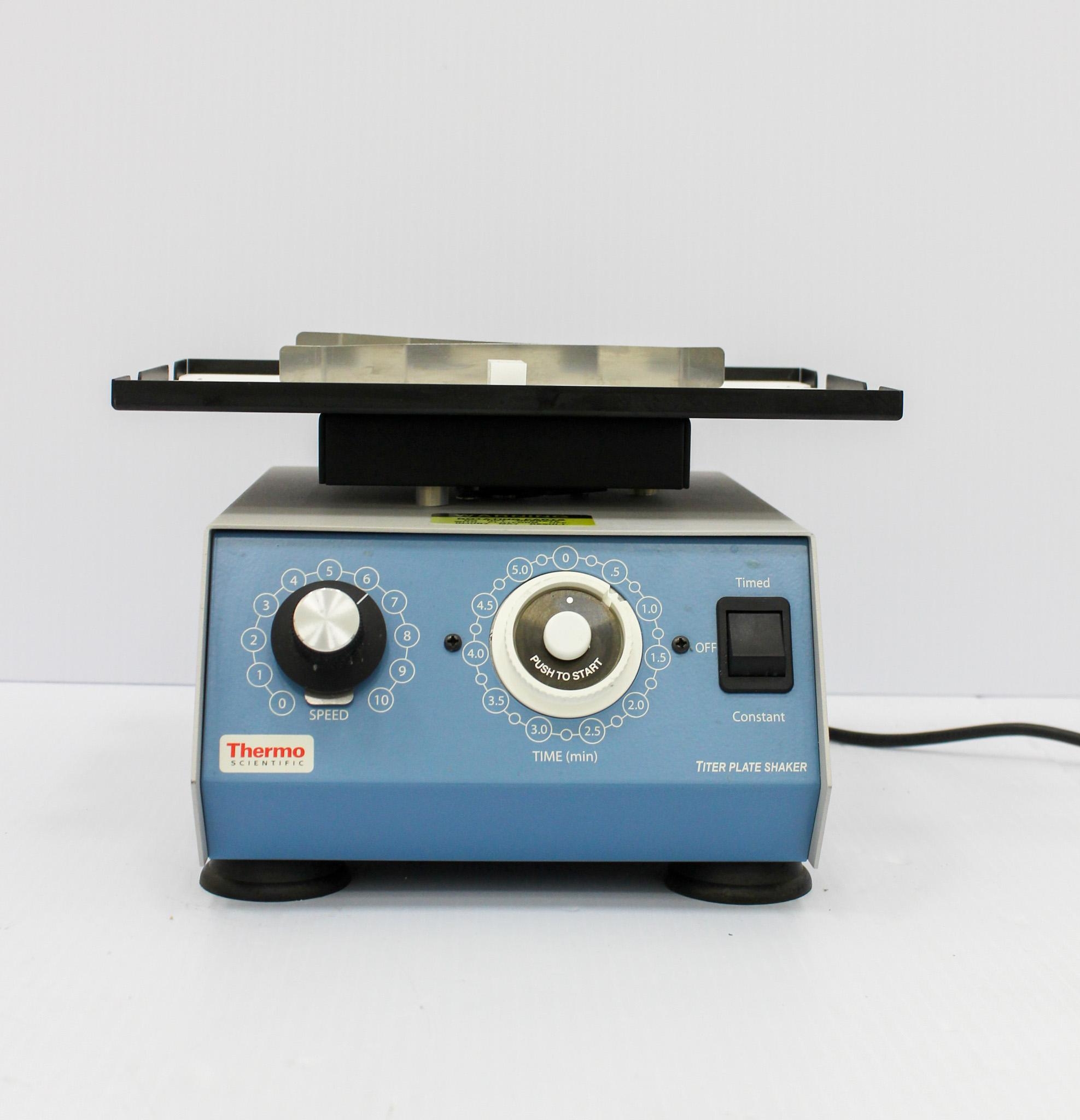 Thermo 4625 Titer Plate Shaker 1100 RPM Orbital 96-Well Compact Standalone