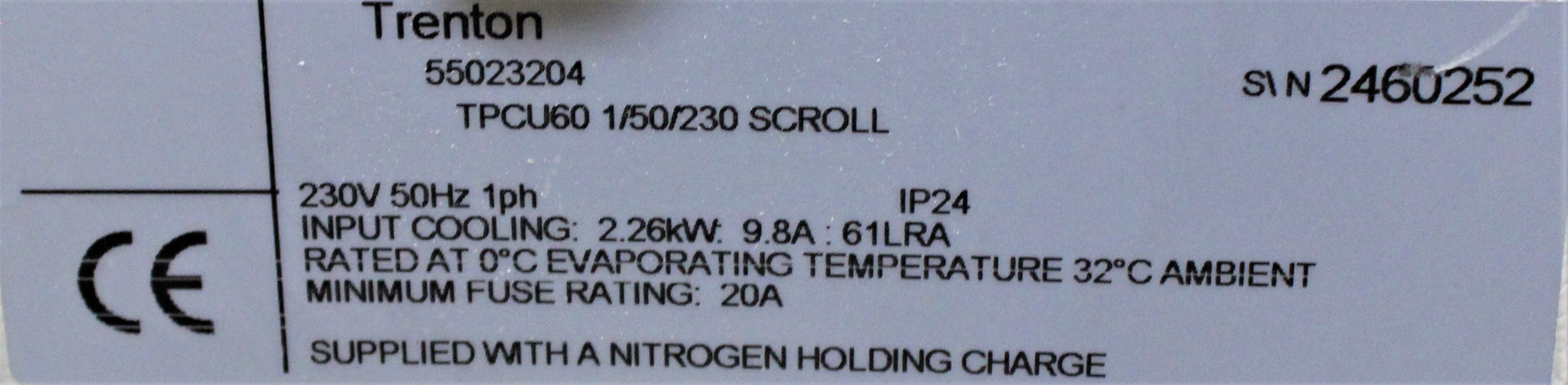 Vindon TPCU60 Refrigeration Unit 1-6HP Medium Low Temp Scroll Quiet