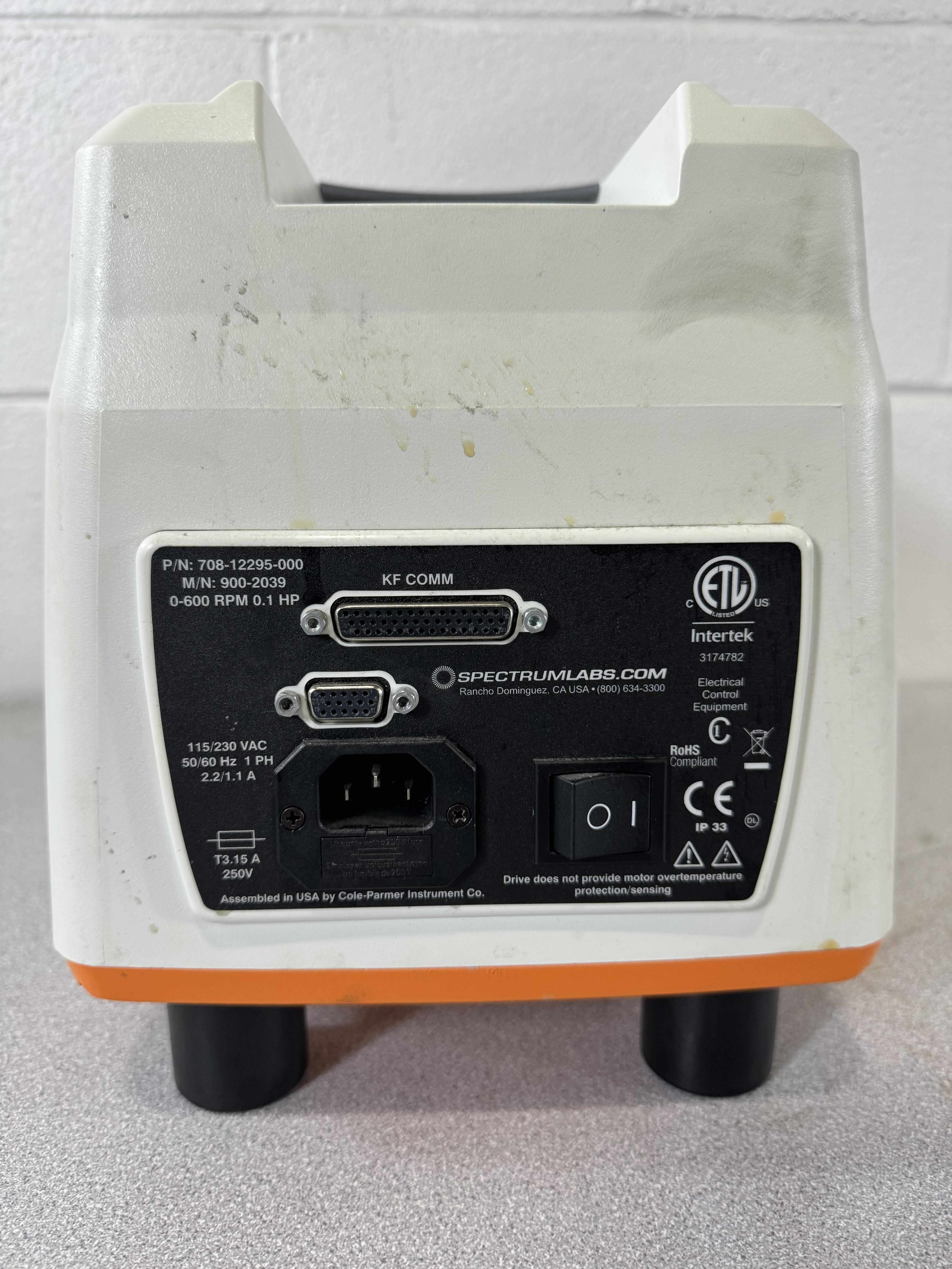 KrosFlo 900-2039 Pump for TFF System Lab Scale Process 2mL-15L Automation
