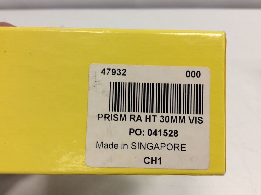 Edmund Optics Prism 30MM VIS Lab Accessory Right Angle High Tolerance Device