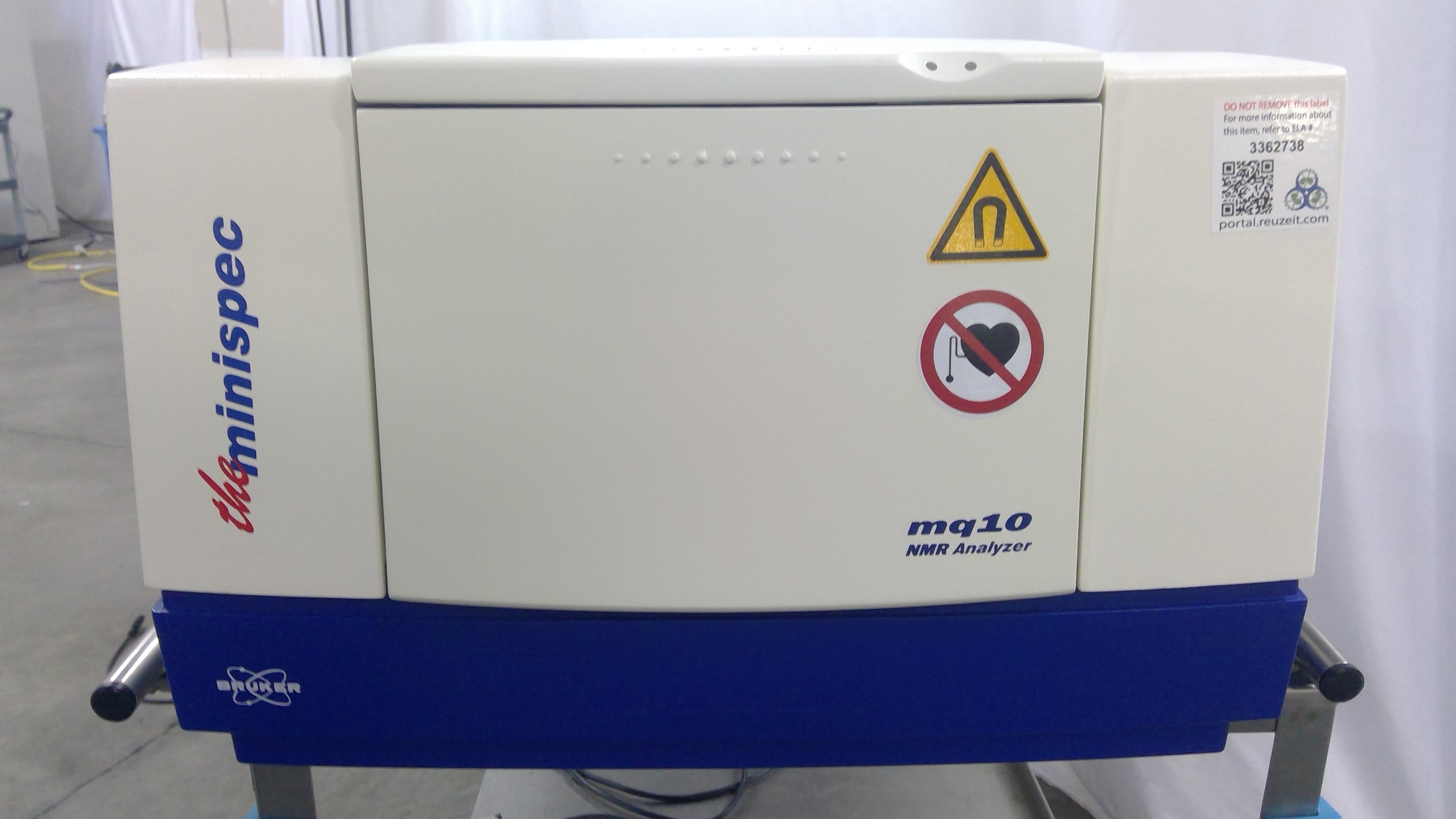 Bruker MQ10 NMR Analyzer with Power Cord - Used, Cosmetic Wear