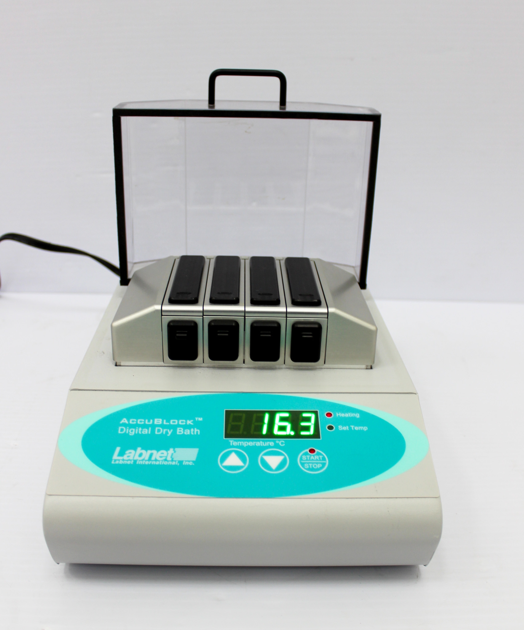 Labnet D1200 Digital Dry Bath Incubator, 1-4 Block Capacity, 150C