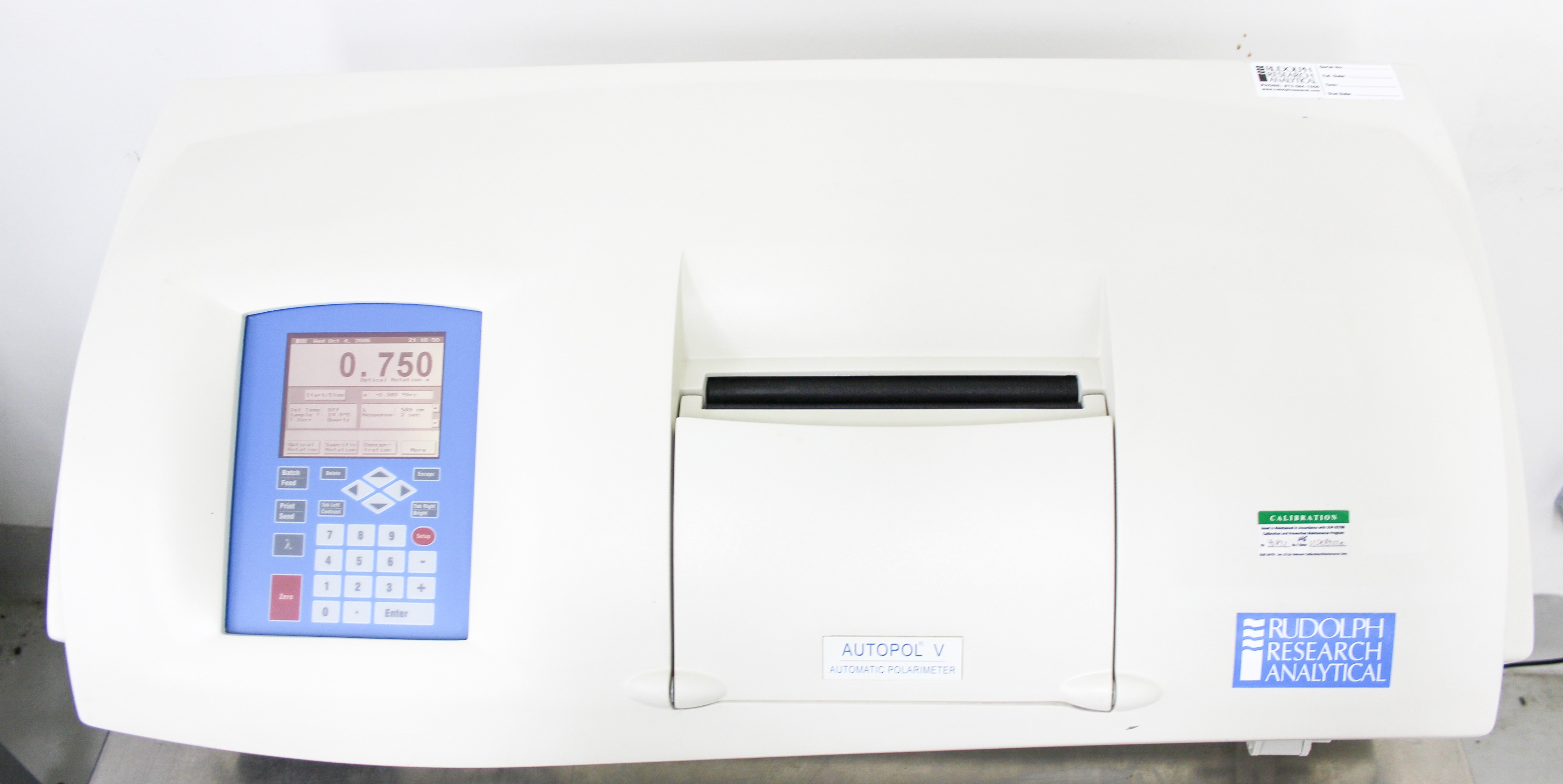 Rudolph A20766APV/6W Polarimeter Digital Multi-Wave TempTrol 120/220V 50/60Hz