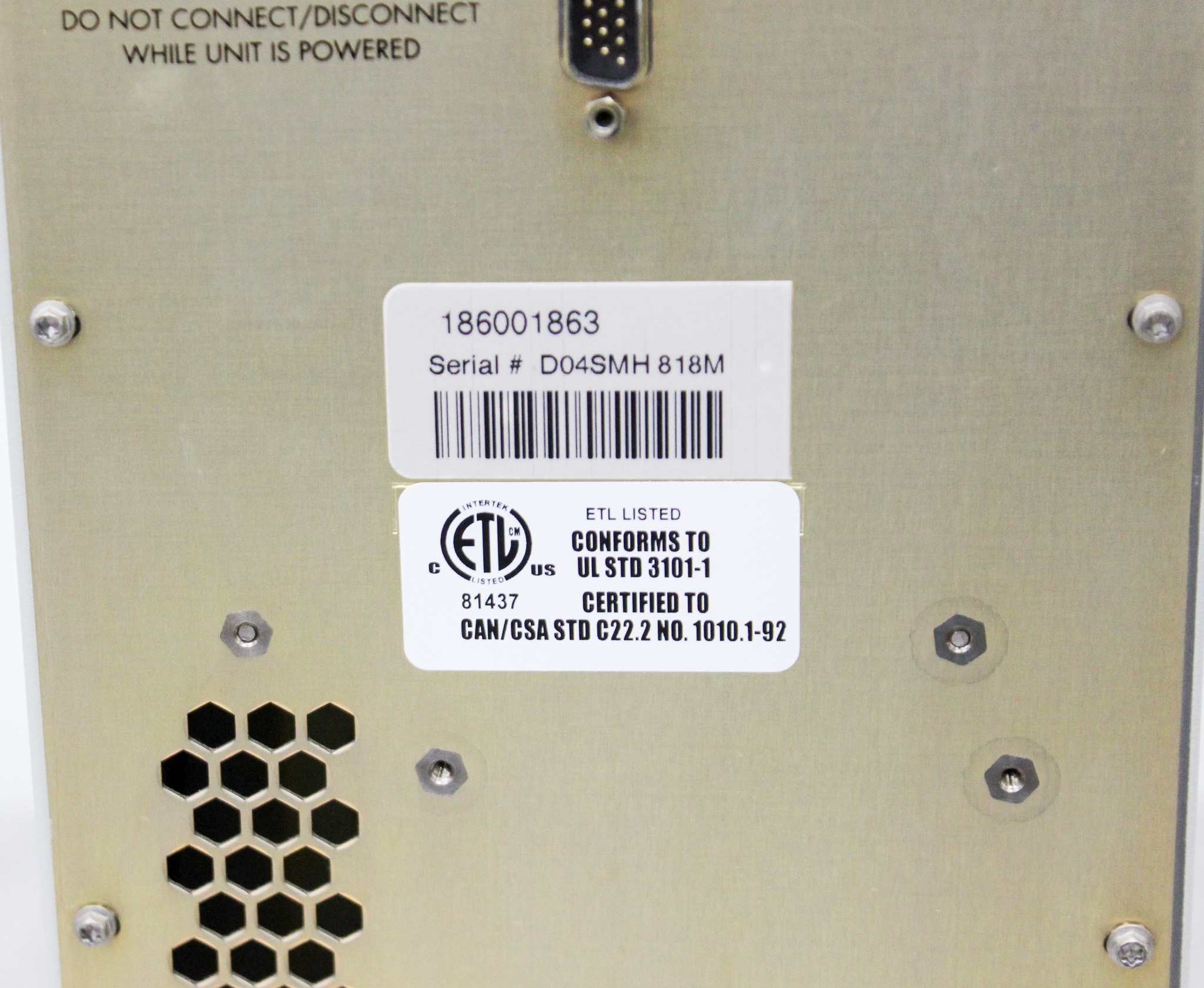 Waters SMH Column Heater Chiller HLPC 3 Valve Options Temp Control Used