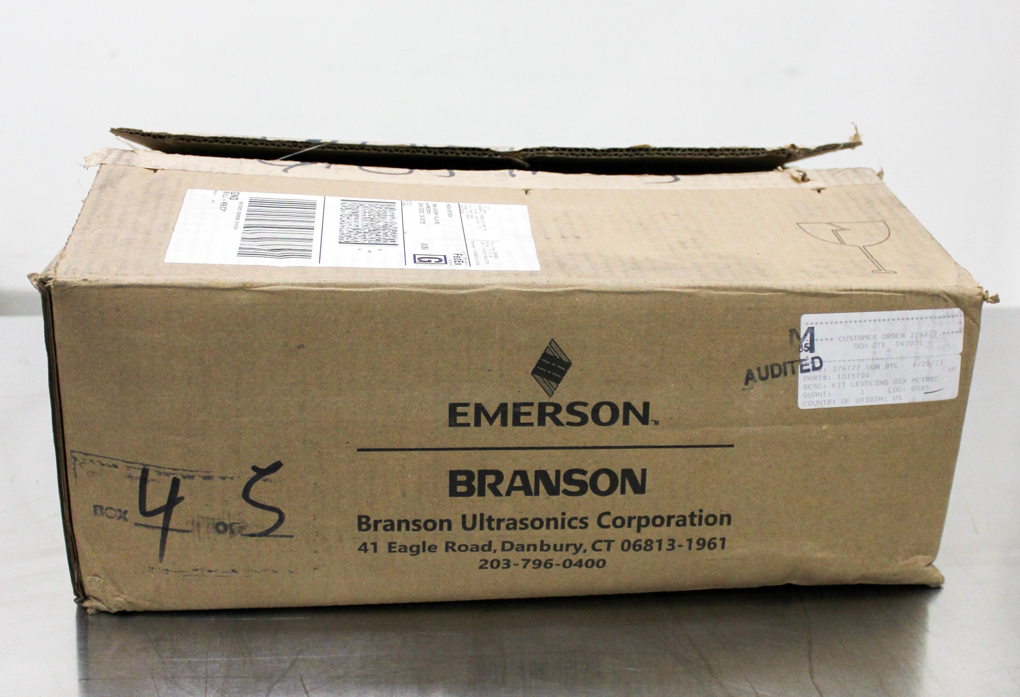 Branson Misc. Box of Parts and Accessories for Lab Equipment