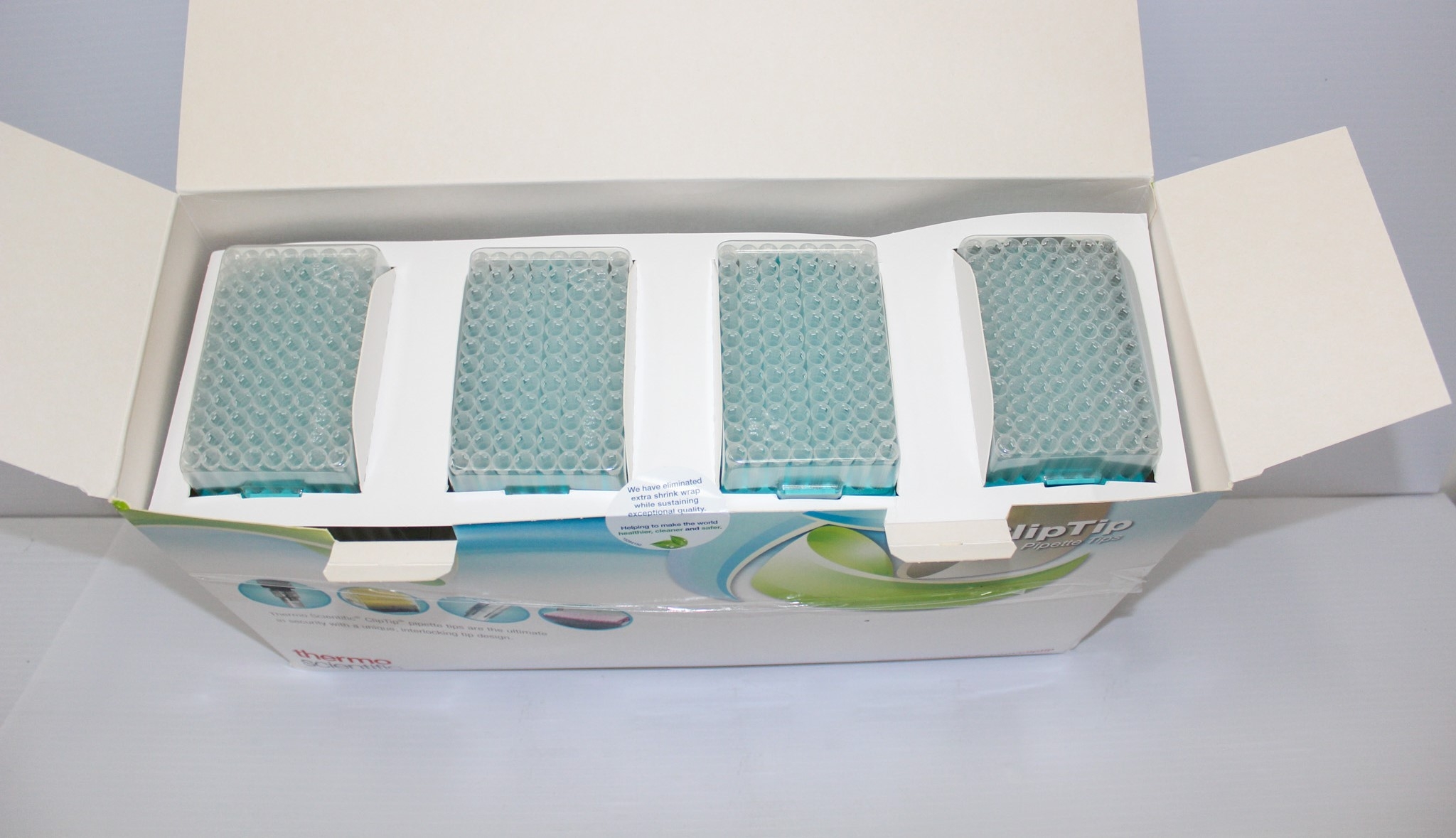 Thermo Clip Tip 1250 Pipette Accessory 8x96 Tips Low Retention Secure Seal