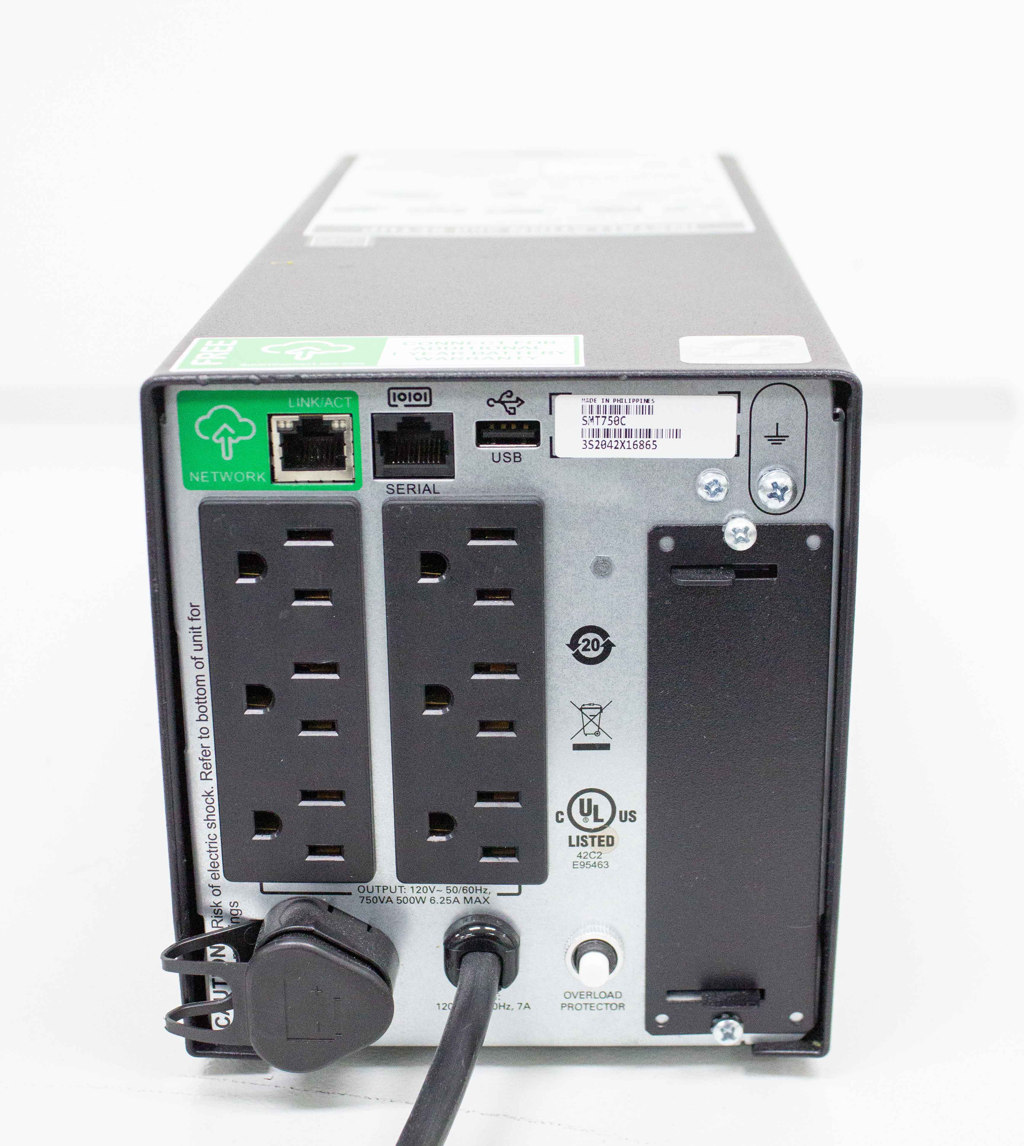 APC Smart-UPS 750VA Tower UPS Line Interactive 6 Outlets Used USA 120V IT