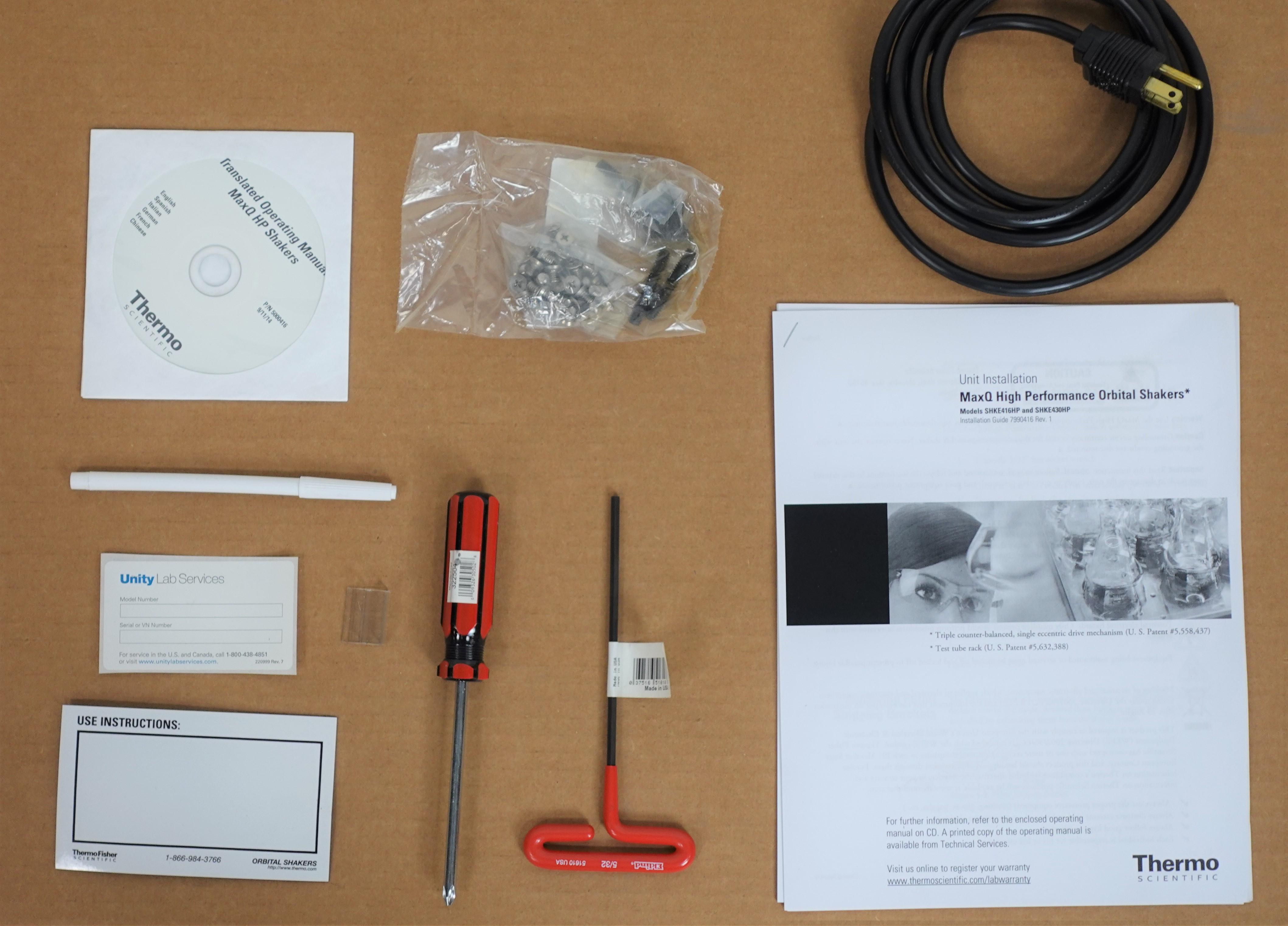 Thermo SHKE430HP Tabletop Orbital Shaker VG 25-525 RPM Open Air