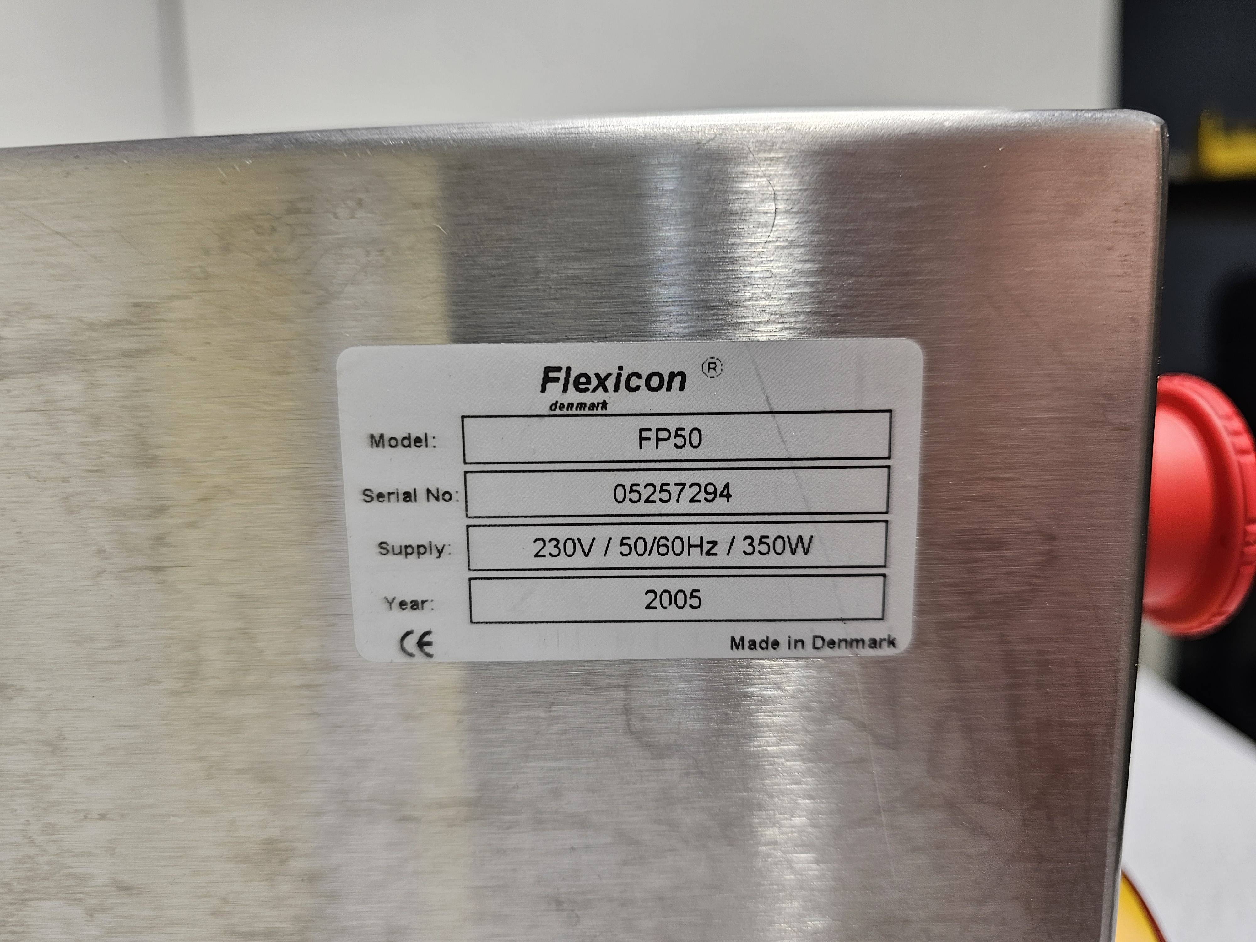 Flexicon FP50 Liquid Filling Control Panel Aseptic System 25 VPM 100ml 120V