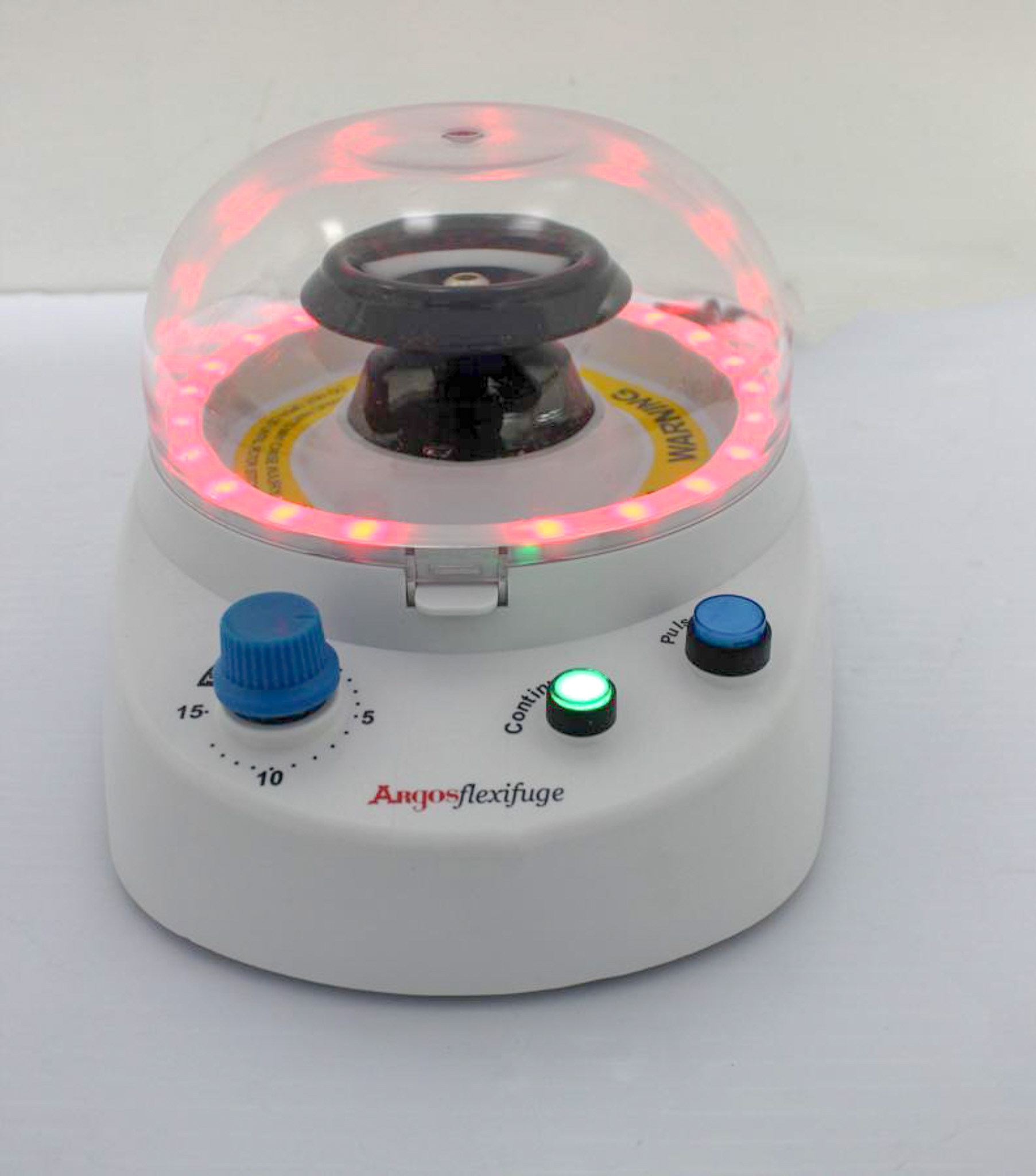 Argos Flexifuge Flexifuge Benchtop Centrifuge Colorful LED Lights 5mL Tubes