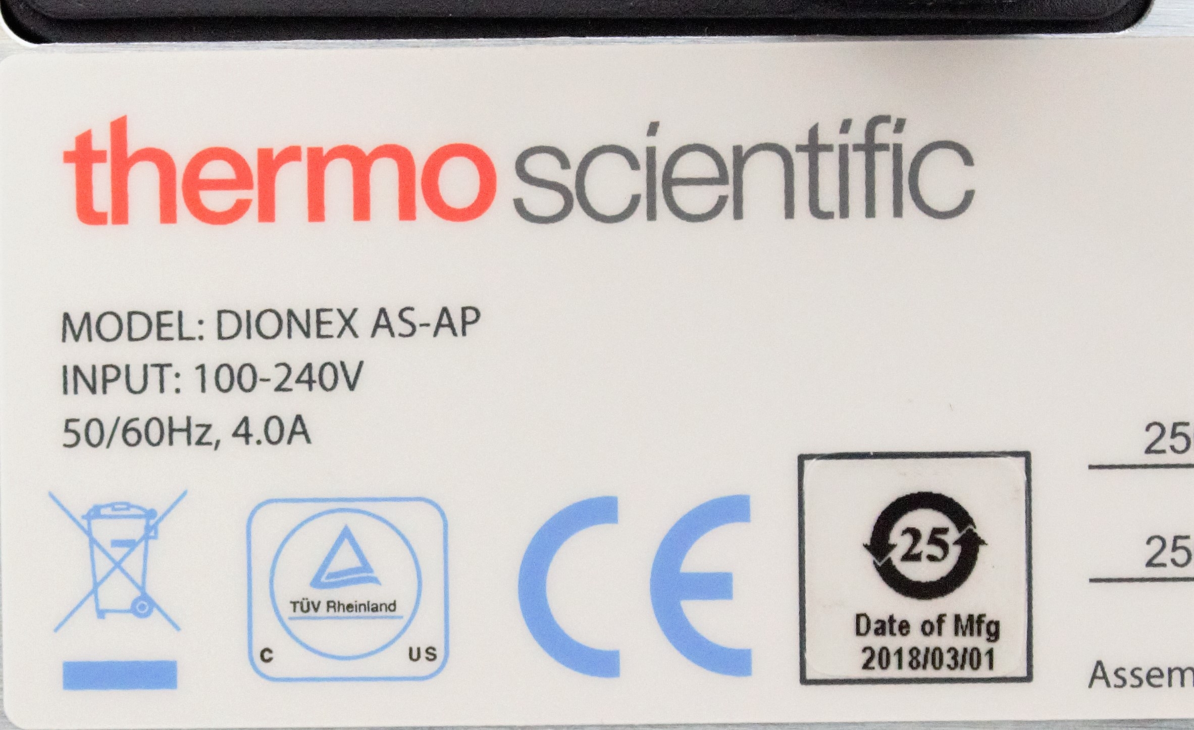 Thermo Dionex ICS-5000 Ion Chromatography System High Sensitivity Used