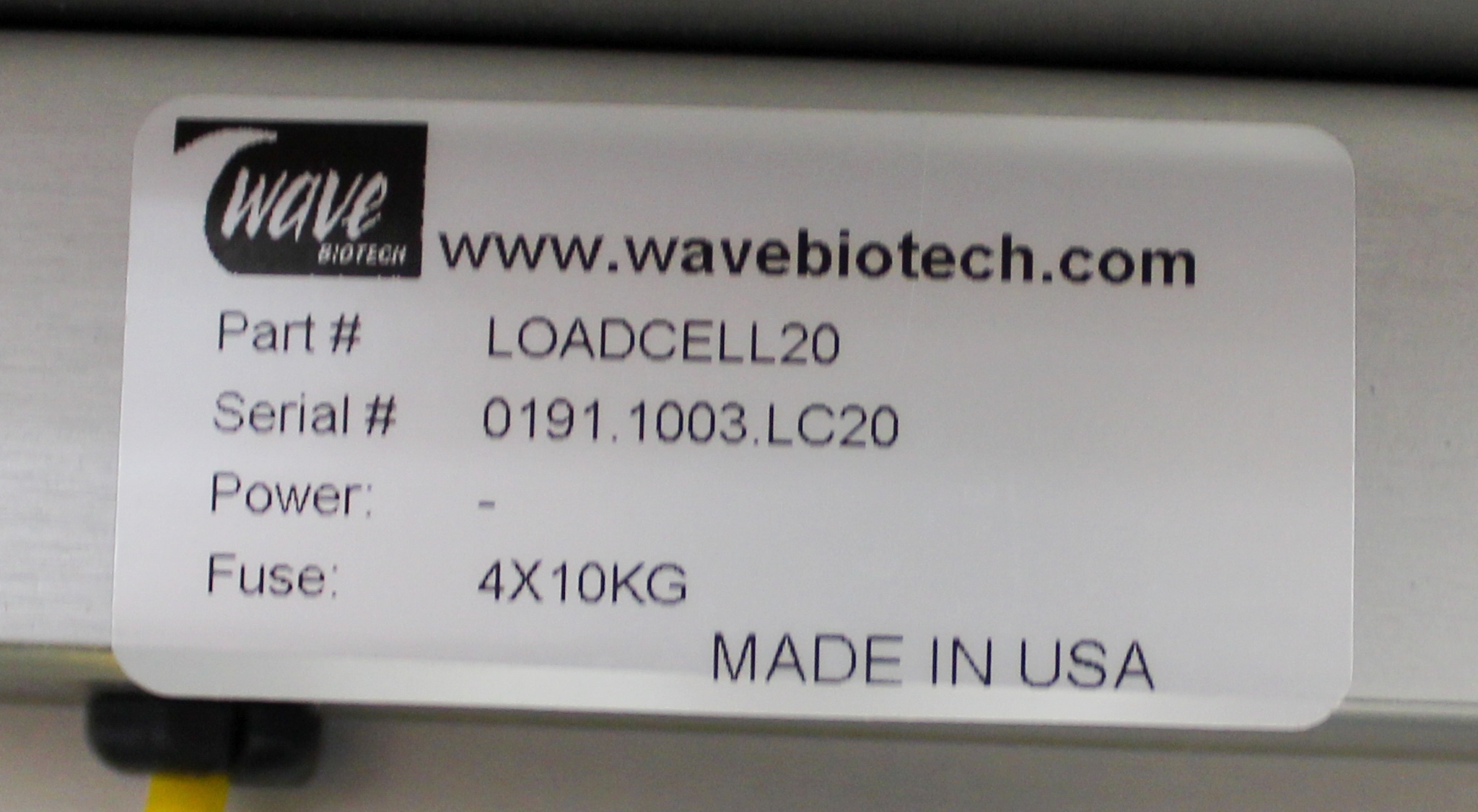 Wave Bioreactor 20/50EH Cell Culture Protein Manufacture Used 50L System