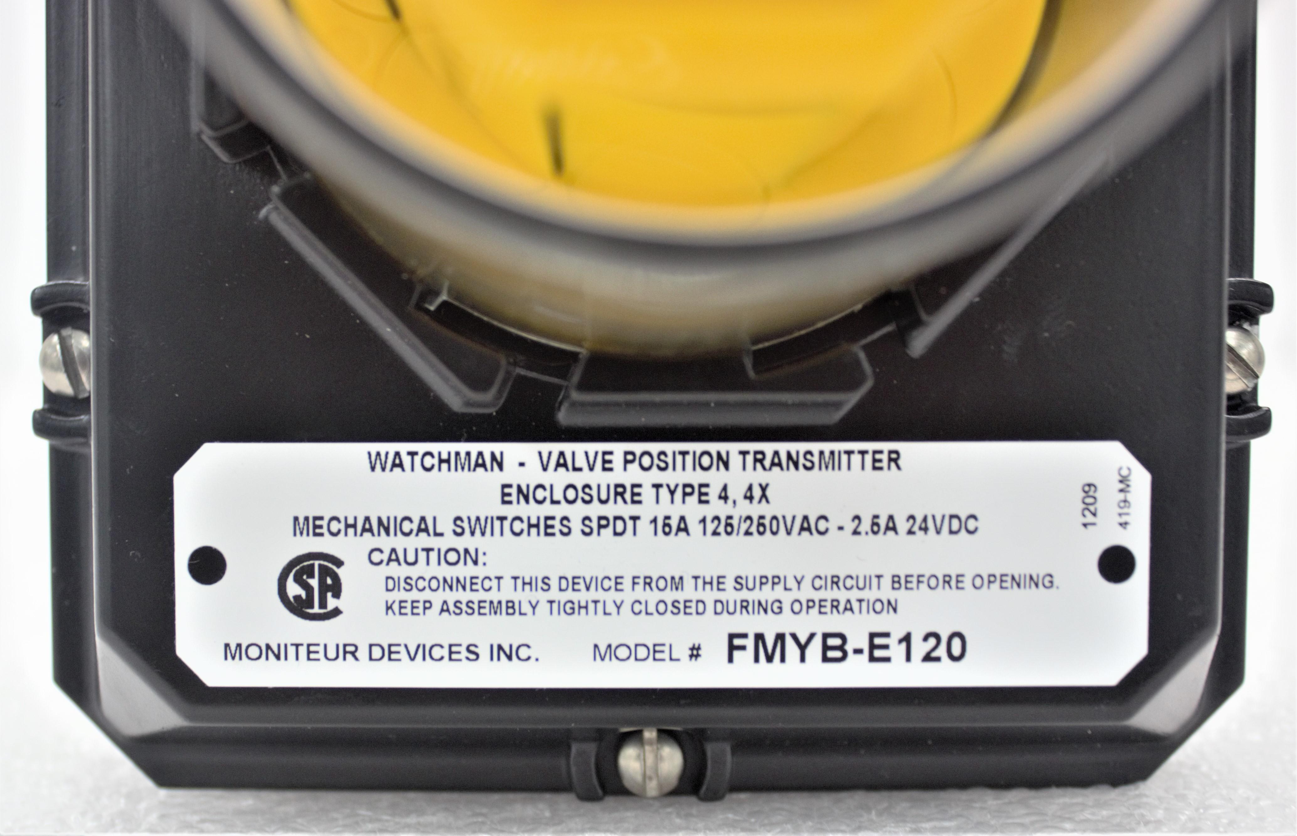 SPX OTC Watchman FMYB-E120 Transmitter Valve Control Interface NEMA 4x