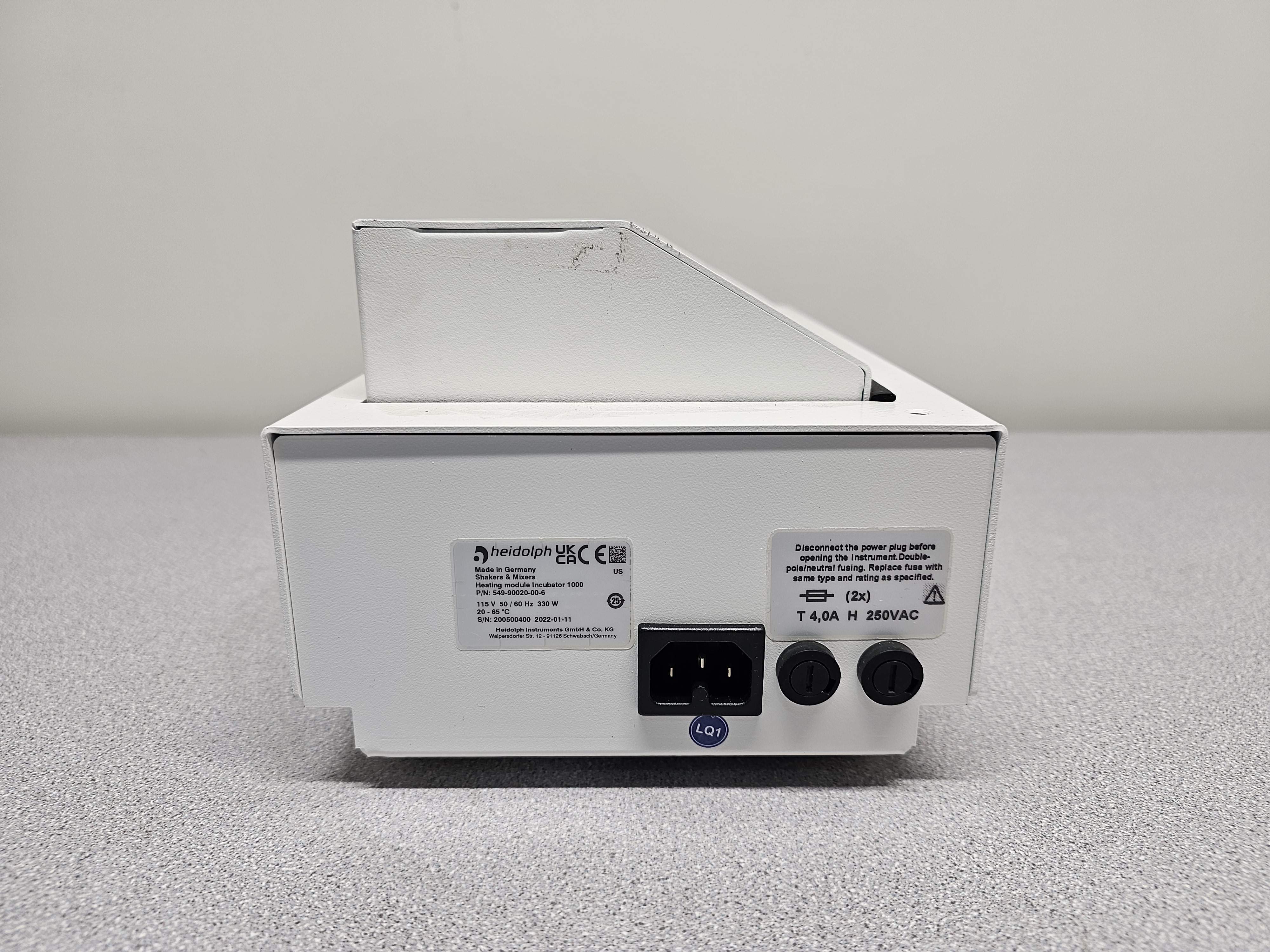 Heidolph Incubator 1000 Modular Shaker Heating 120V 60Hz with Basic Testing