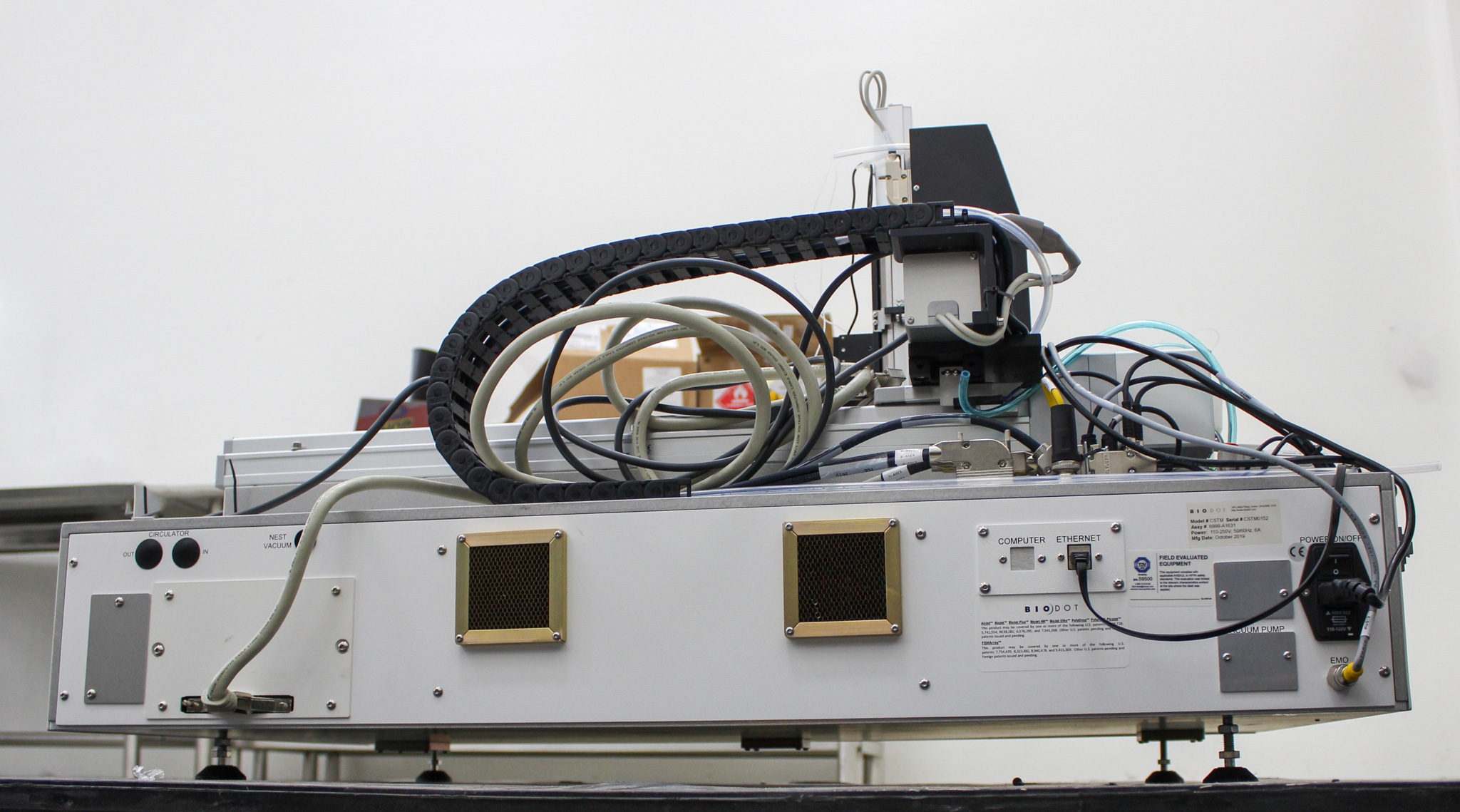 BIODOT CSTM Liquid Handler Automated System 120V 220V 50Hz 60Hz Used