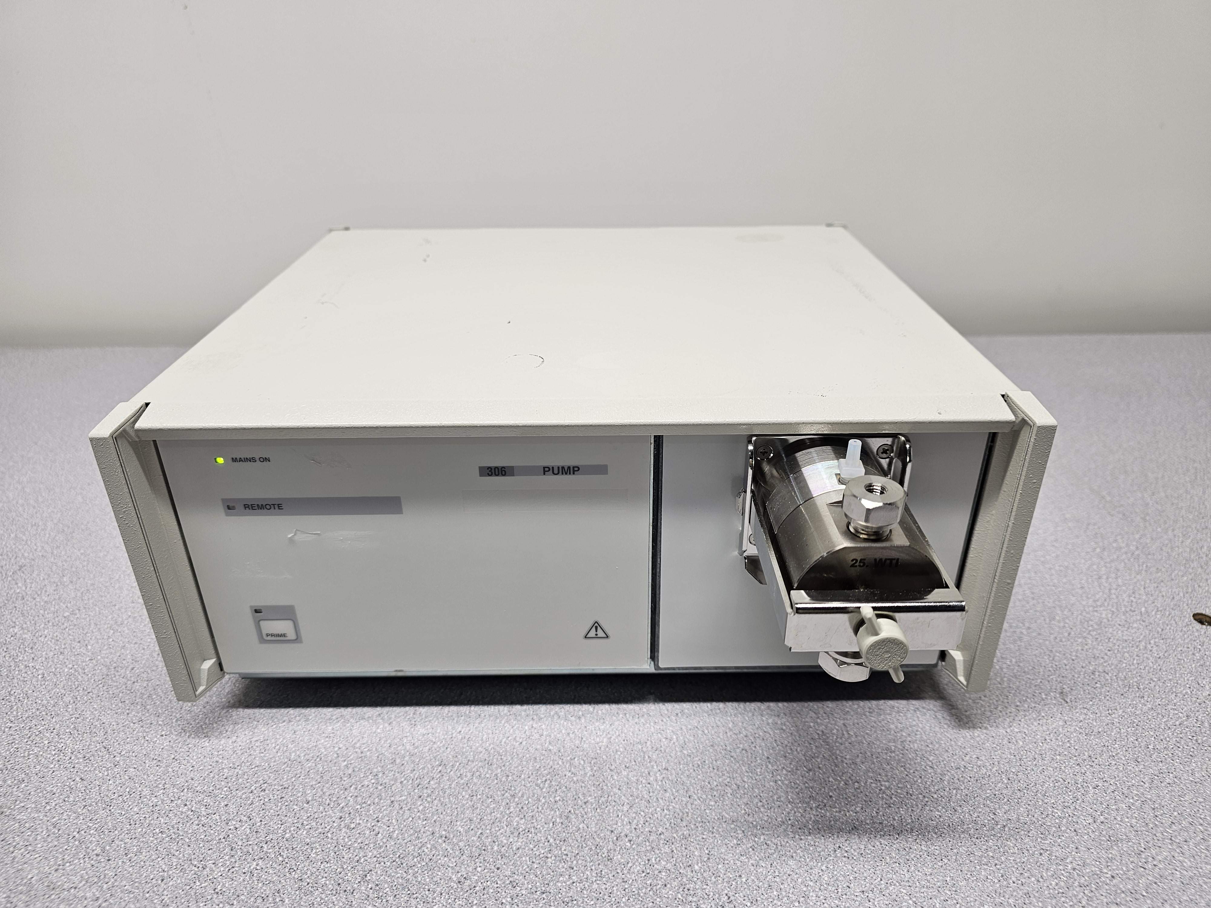 Gilson 306 HPLC Pump Analytical to Preparative Flow Rates Used Powers On