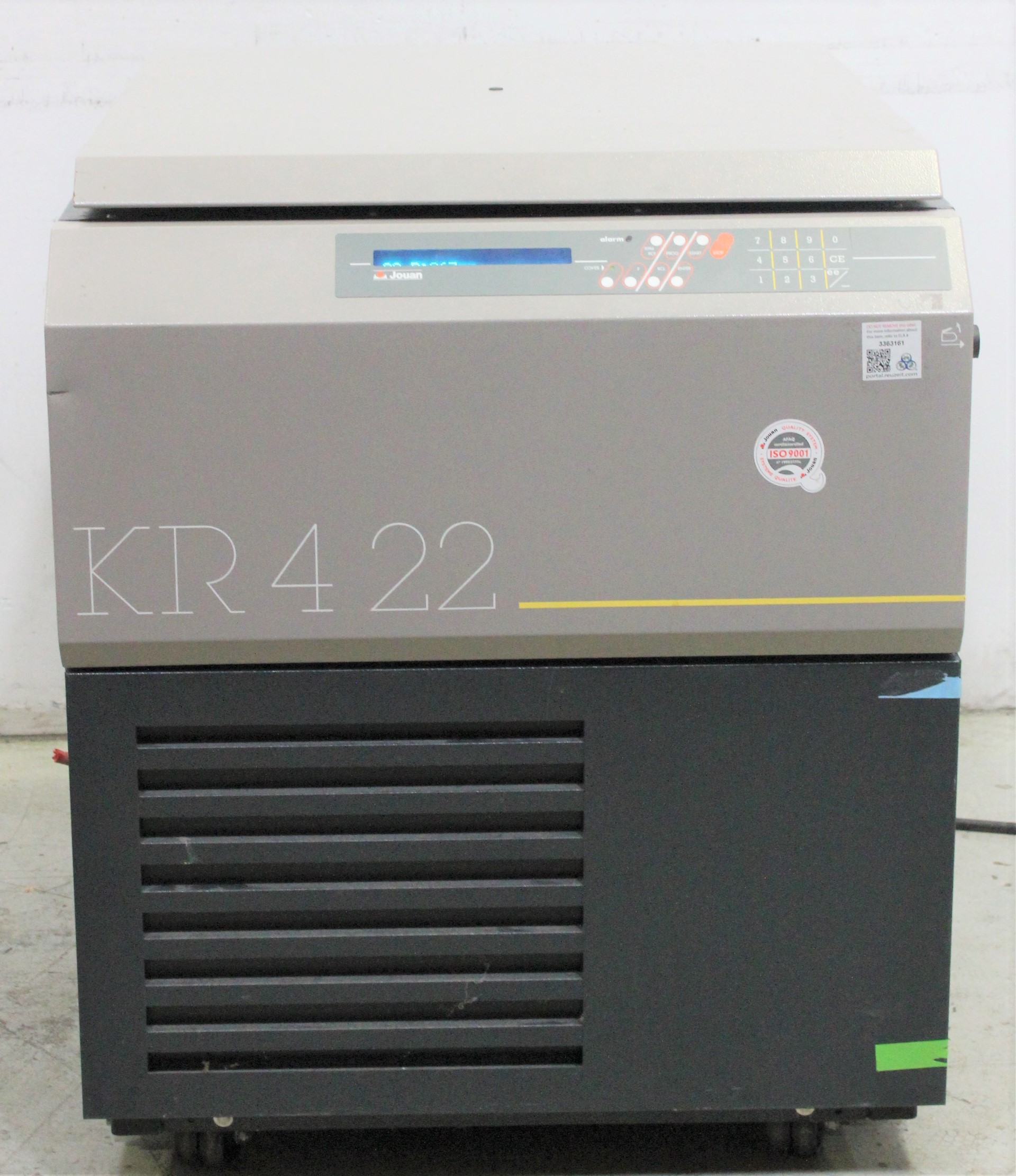 Jouan KR4-22 Refrigerated Centrifuge Floor Model 4900 RPM 230V AS-IS Parts