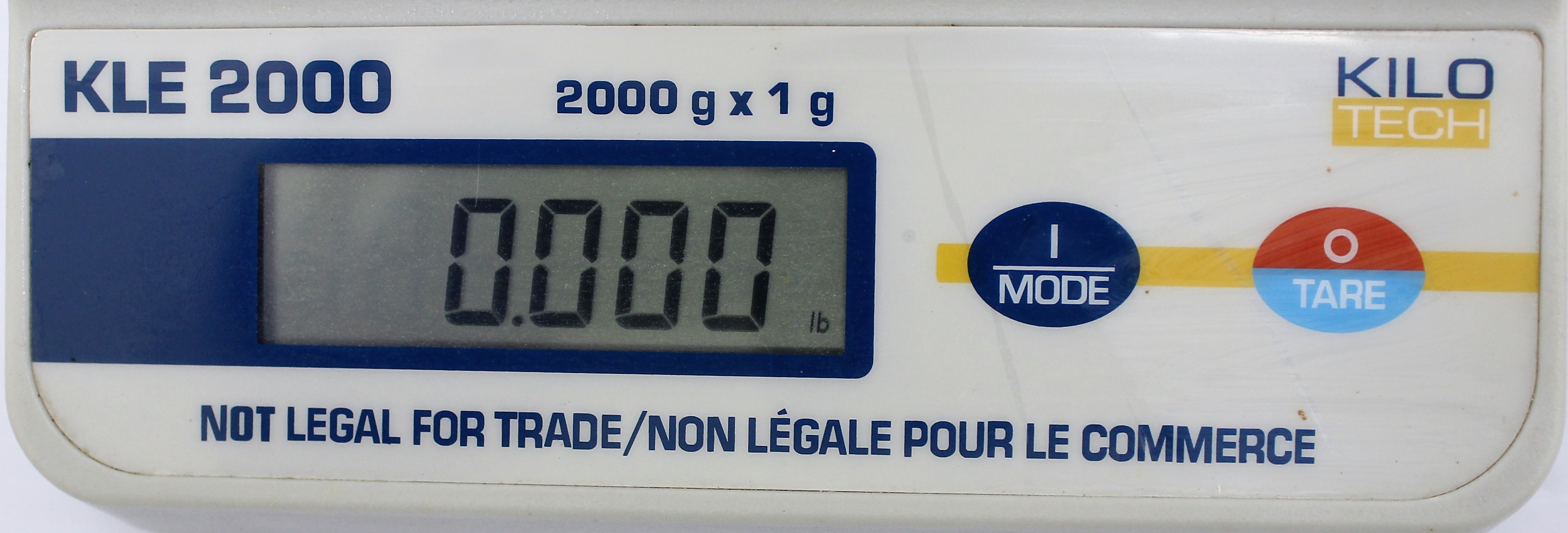 KILO KLE-2000 Lab Scale 2000g x 1g Precision Bench Scale Digital