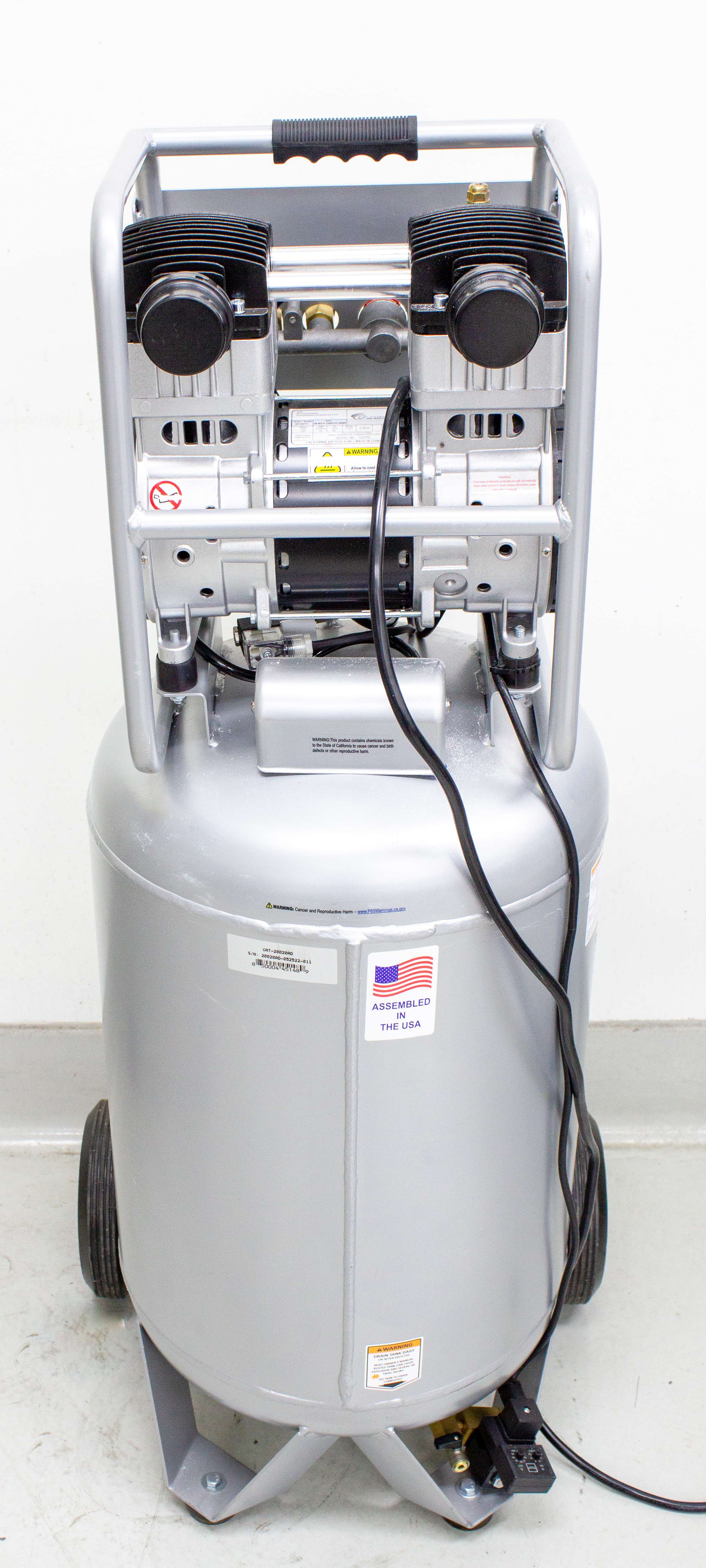 California 20020AD Quiet Oil-Free Air Compressor Includes Air Dryer 5.3CFM