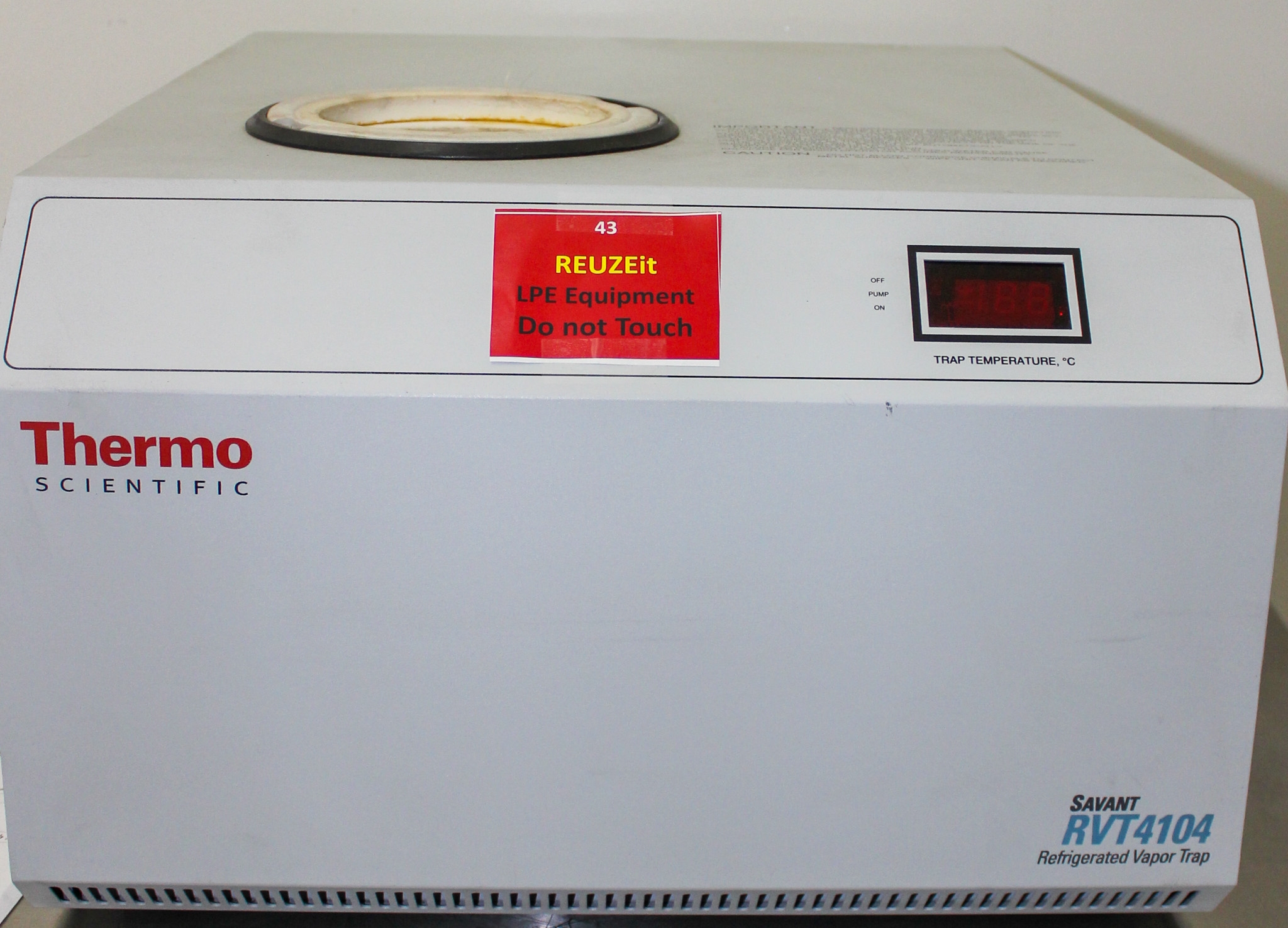 Thermo RVT4104-115 SpeedVac VLP120 Ultra-Low Temp Concentration System