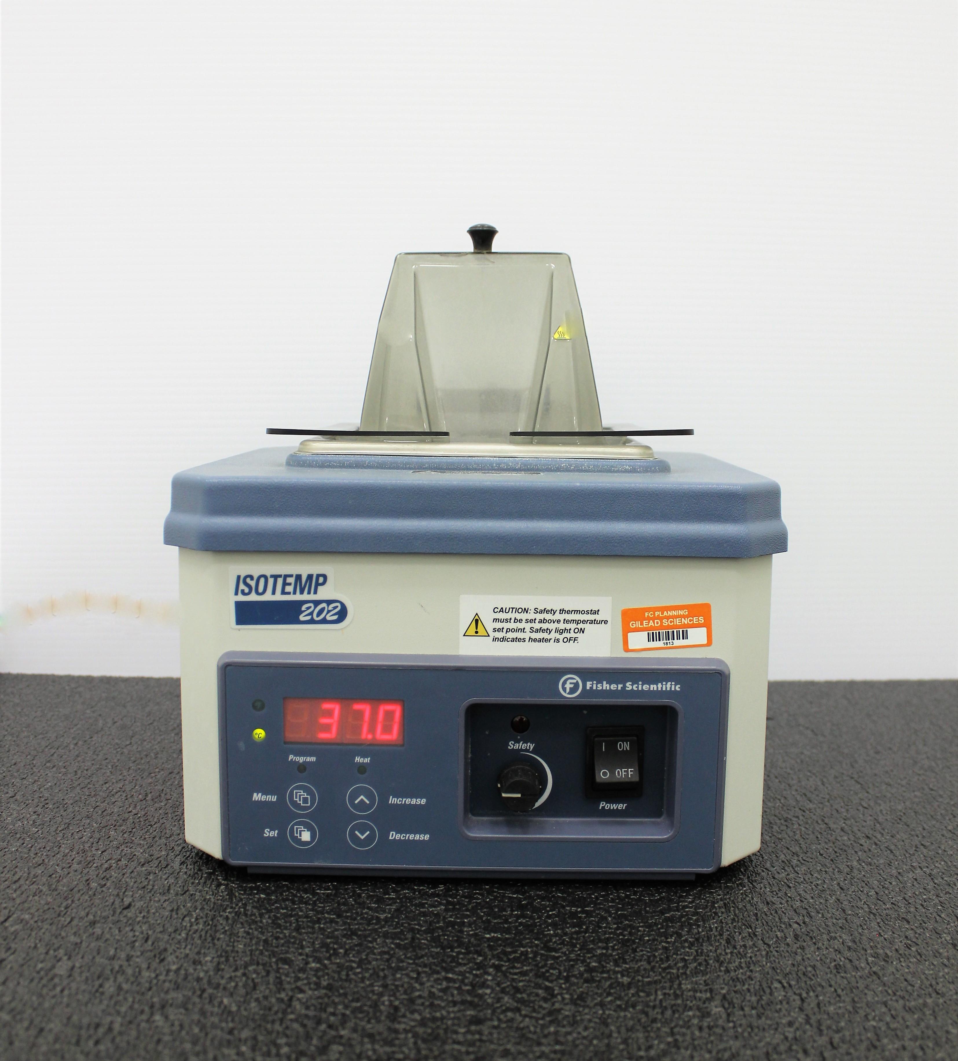 Fisher Scientific 202 Water Bath Digital Temp Control 2L 99.9C 13.0Lb Used