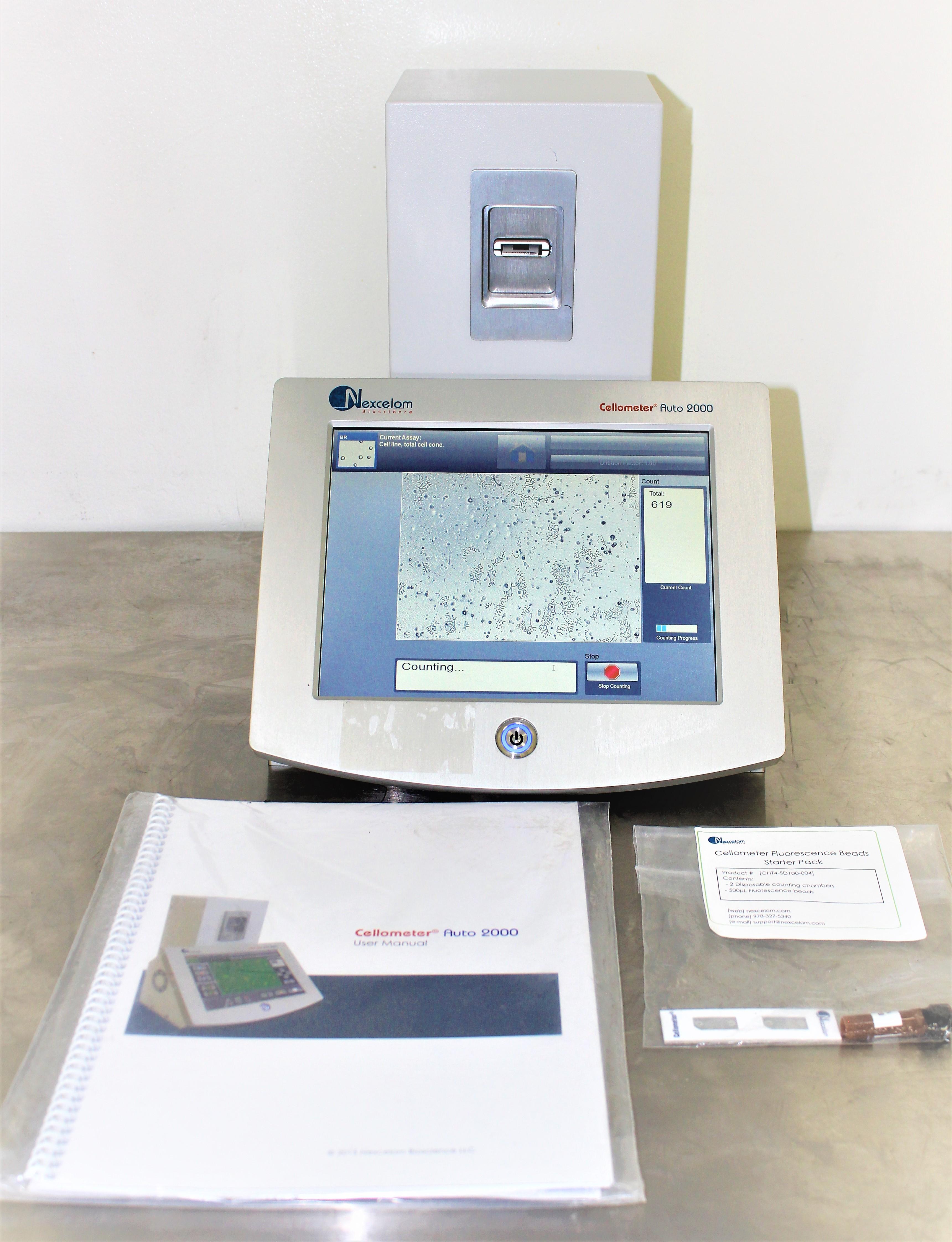 Nexcelom Cellometer Auto 2000 Cell Profiler Counter Primary Cell Analysis