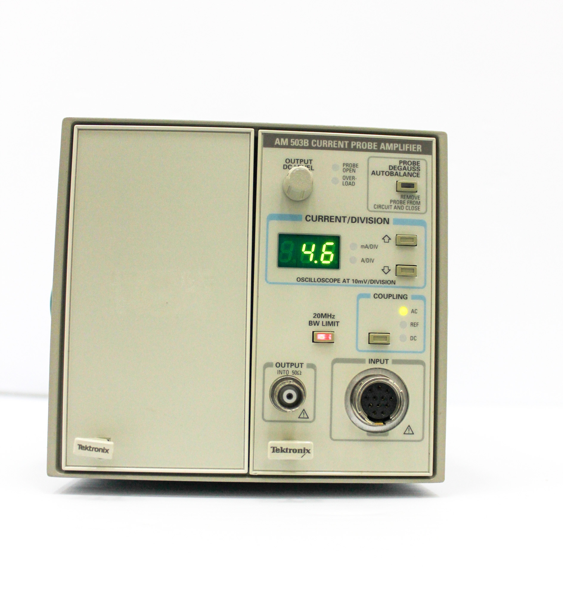 Tektronix TM502A Power Mainframe 2 Slot w/ AM503S Current Probe Amplifier