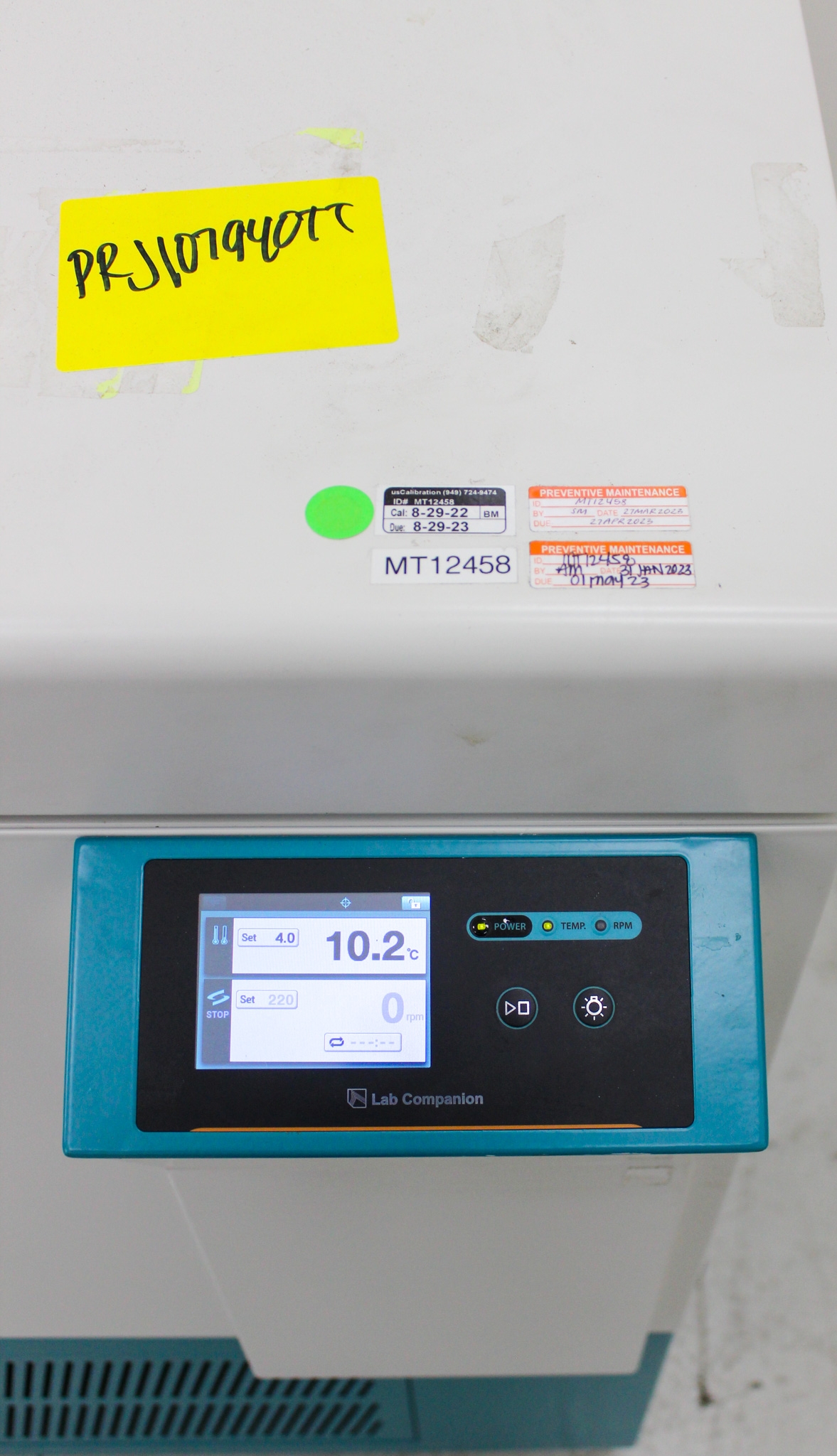 Jeio Tech ISF-7100R Incubated Shaker 500RPM Temp -20C to 80C 270L