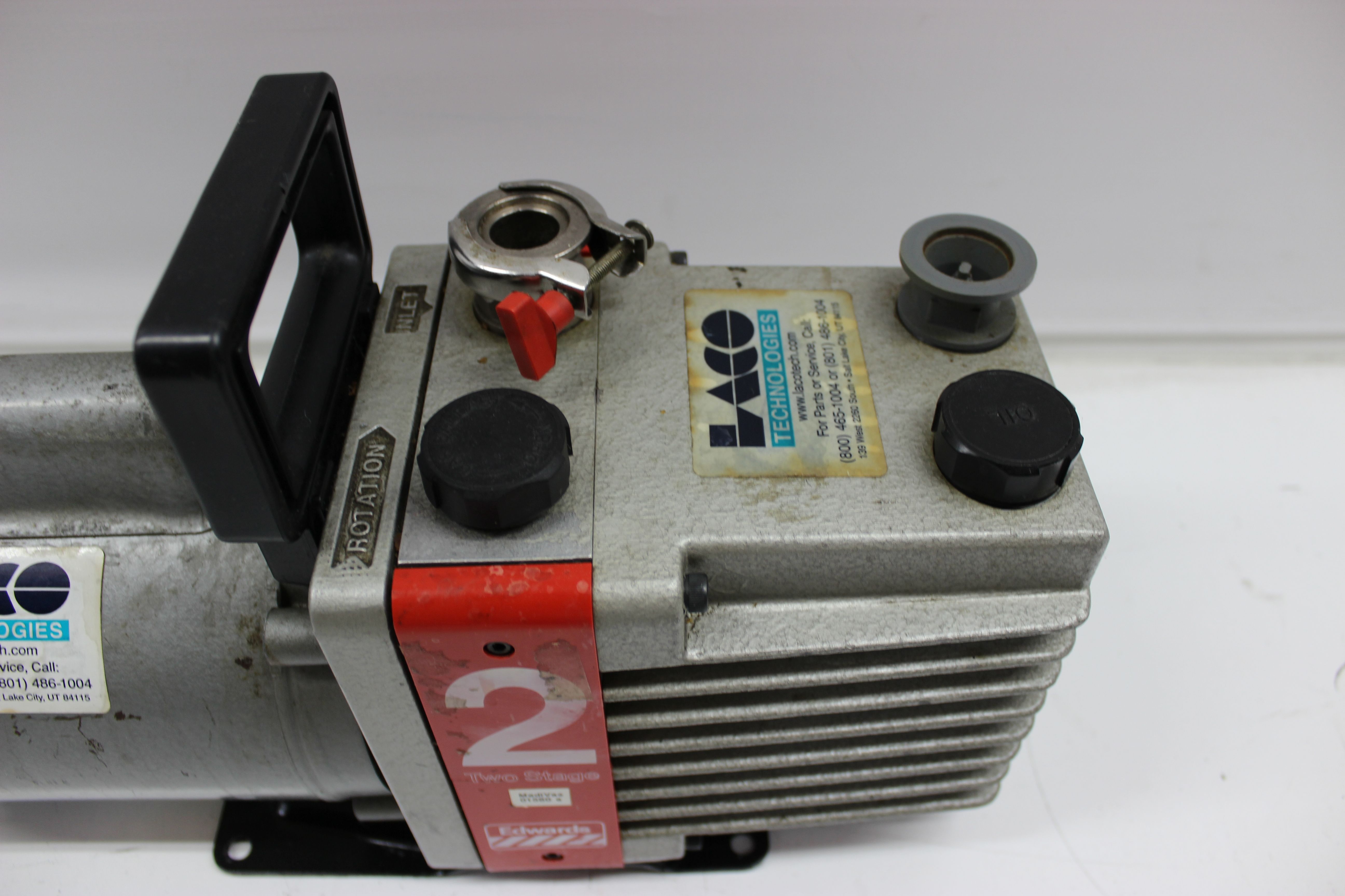 Edwards E2M2 Dual Stage Mechanical Vacuum Pump Needs Repair 30M Torr