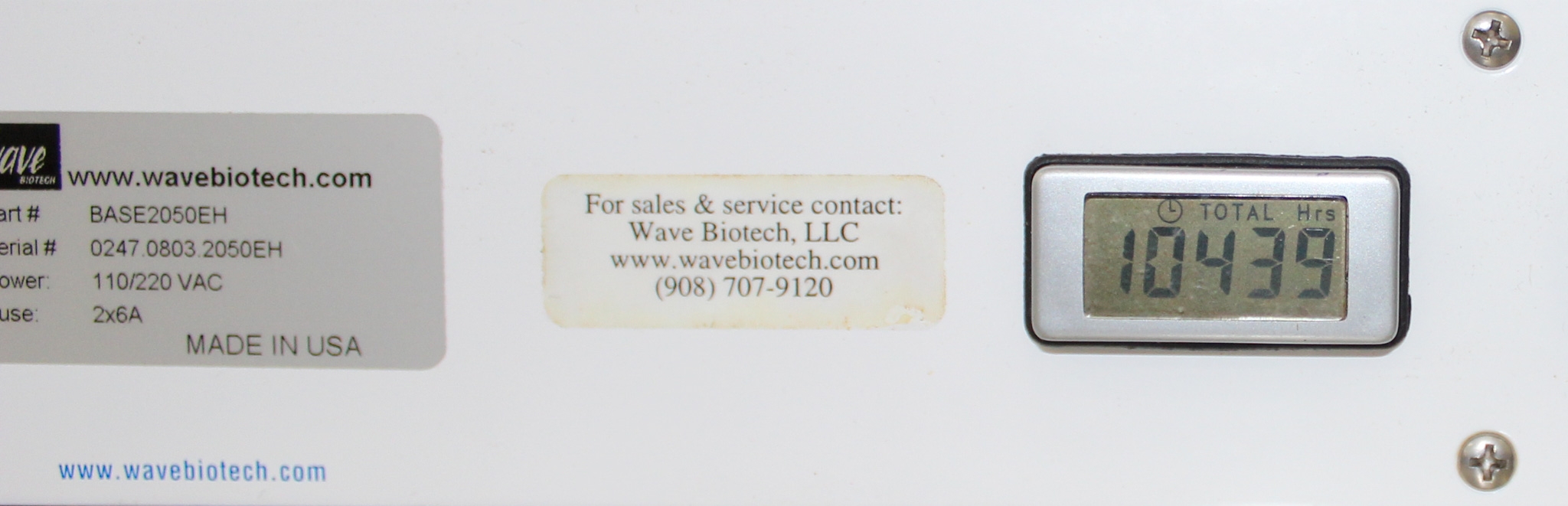 Wave Bioreactor 20/50EH Cell Culture Protein Manufacture Used 50L System