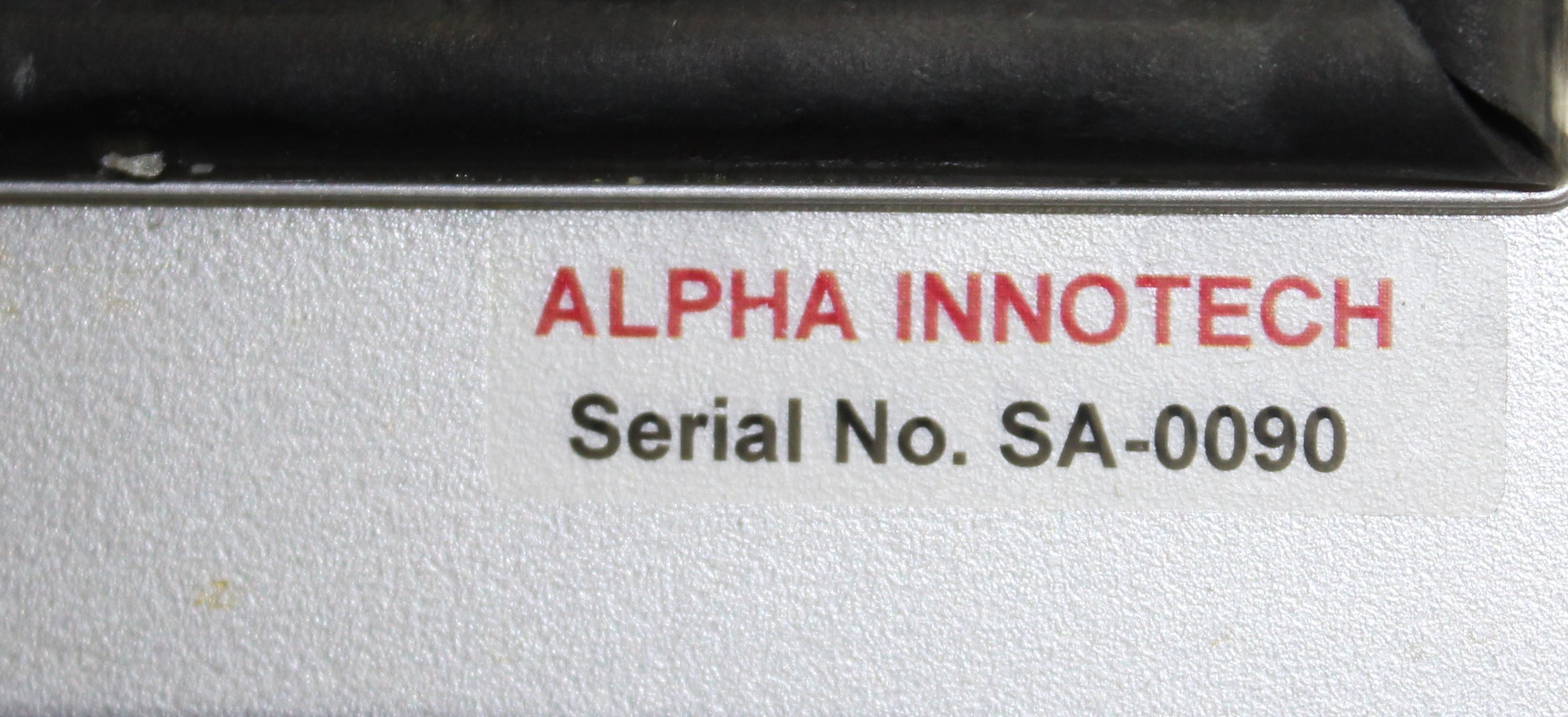 Alpha SA-1000 Imaging System UV Transilluminator Red Gel Imaging Used