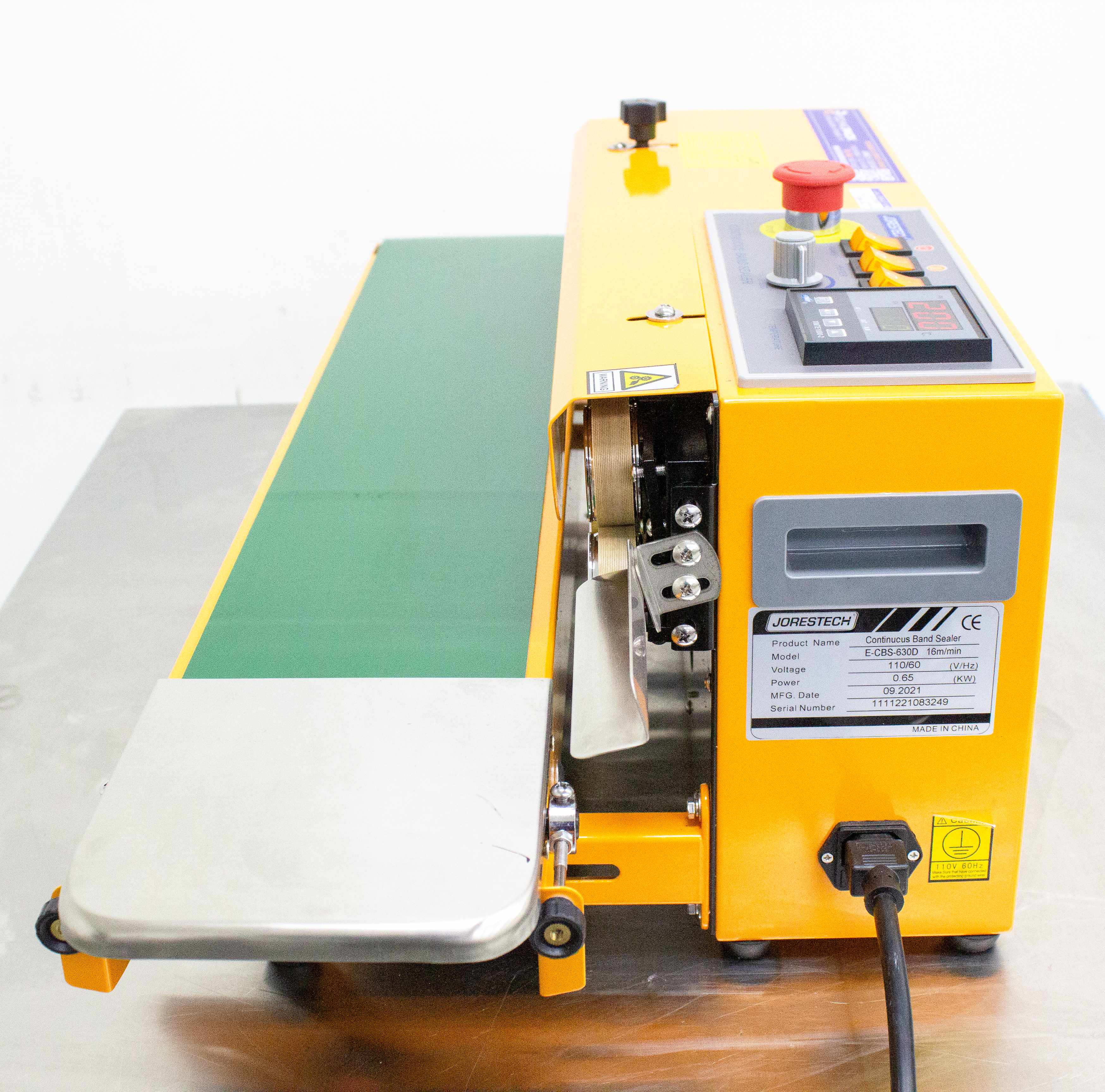 Jorestech E-CBS-630D Packager Bag Sealer Digital Temp Control 0-300C 120V