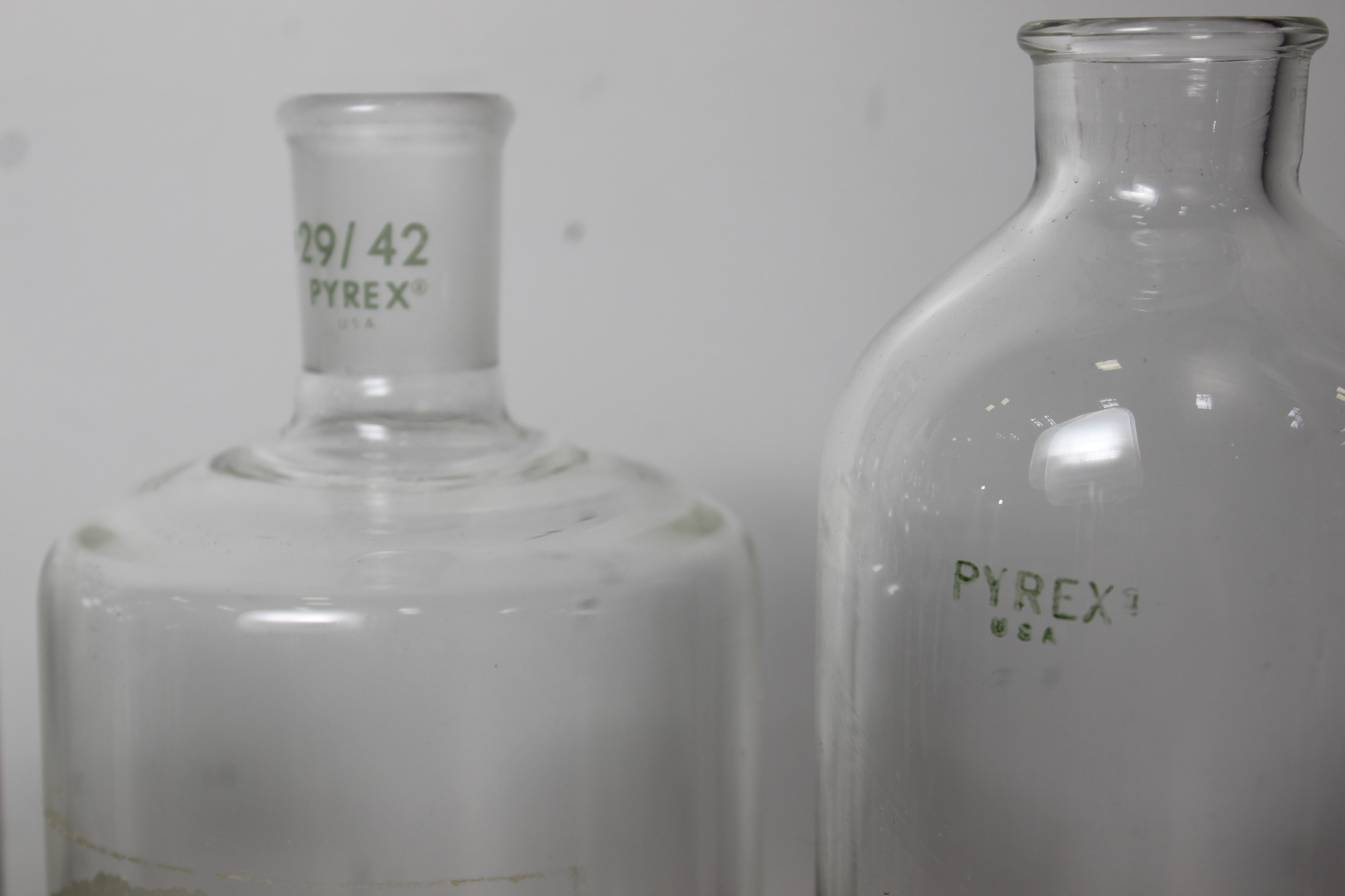 Pyrex Laboratory Glass Flasks Lot of 5 - Used