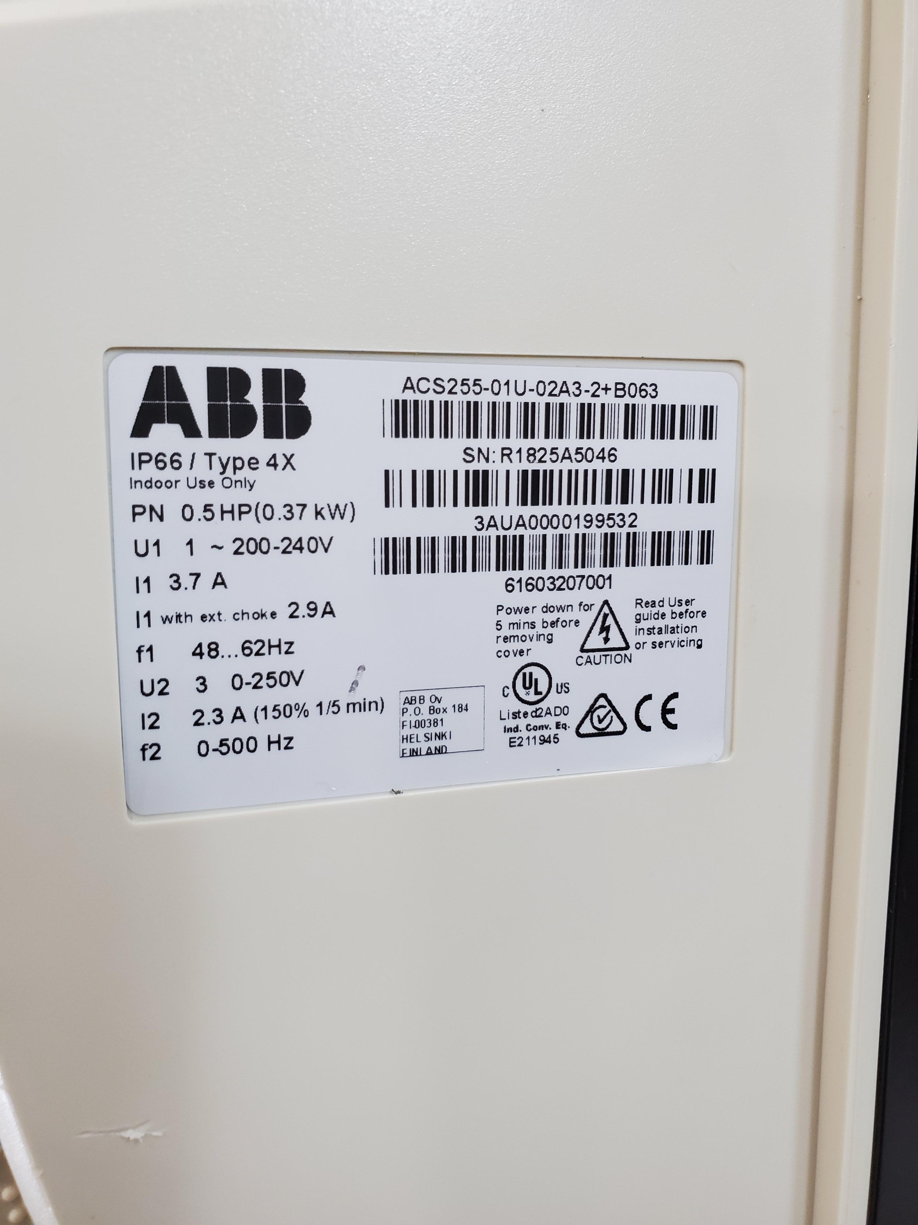 Watson Marlow X2007M89268 Vacuum Pump System Good Condition