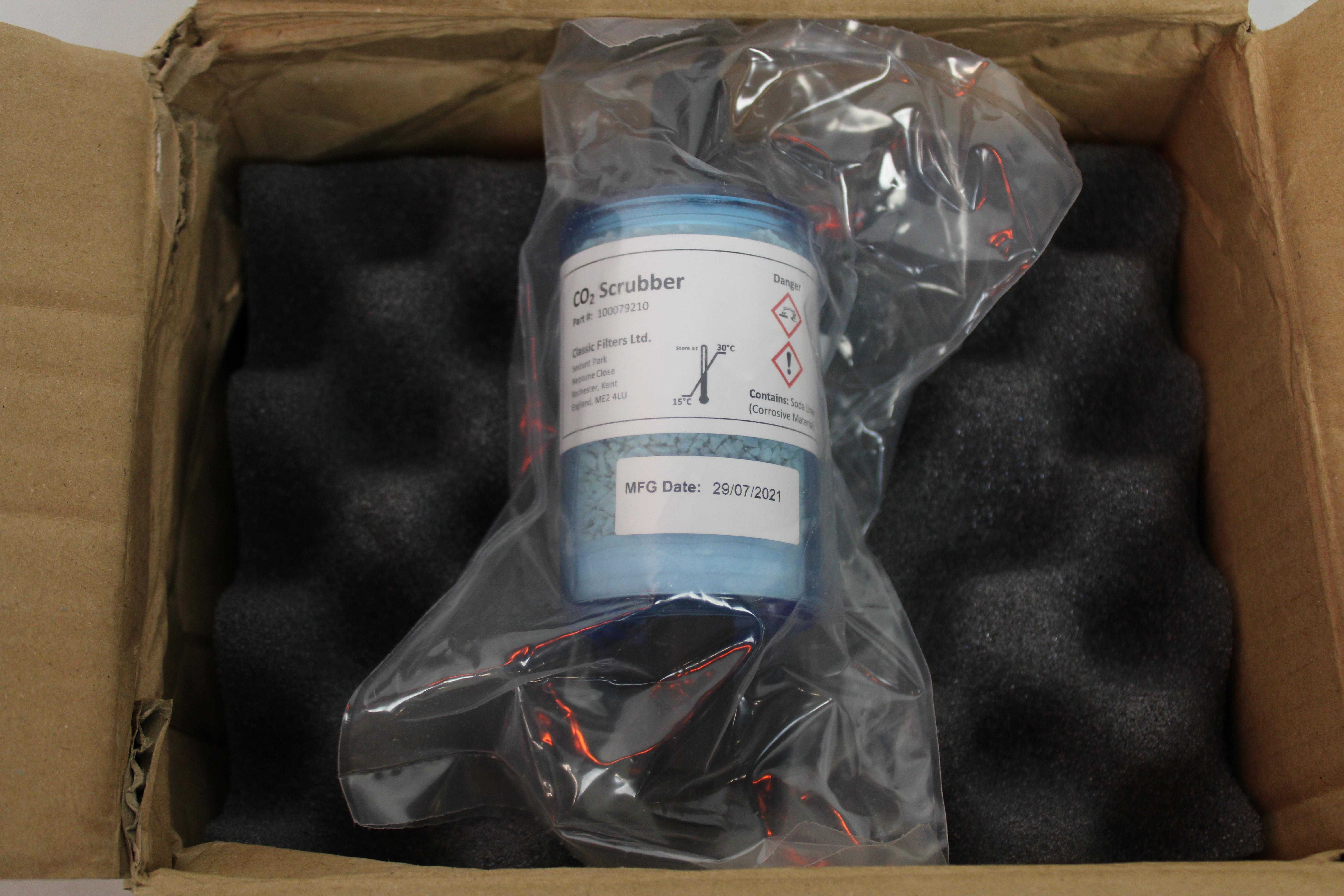 Compact 100079210 CO2 Scrubber Filter Soda Lime VG For Laboratory Use