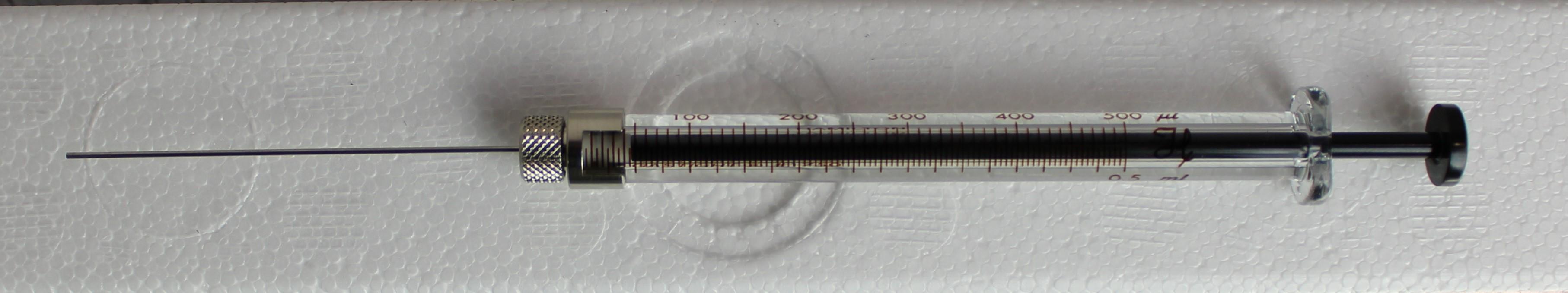 Hamilton 500uL Gastight Syringe 1750 RN 22G Sterilizable New Romania