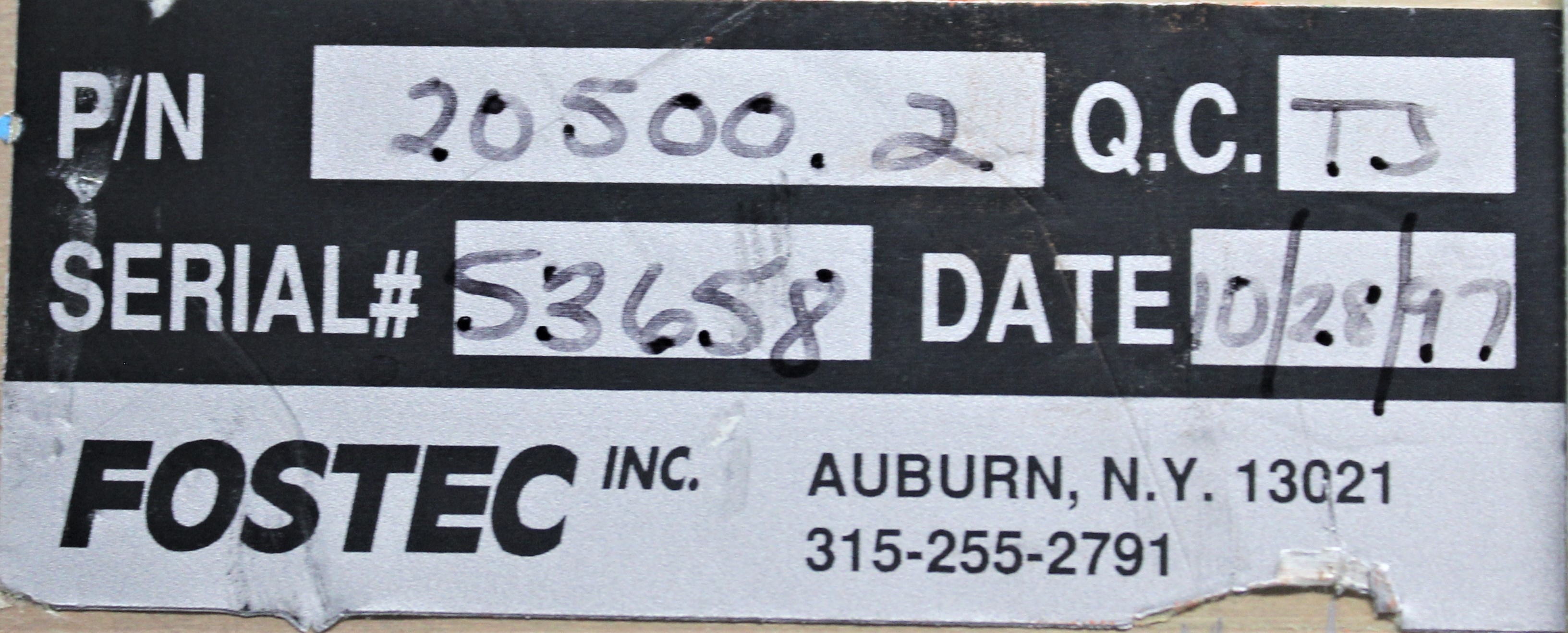 Fostec 20500.2 Illuminator with Halogen Light and Solid State Dimming