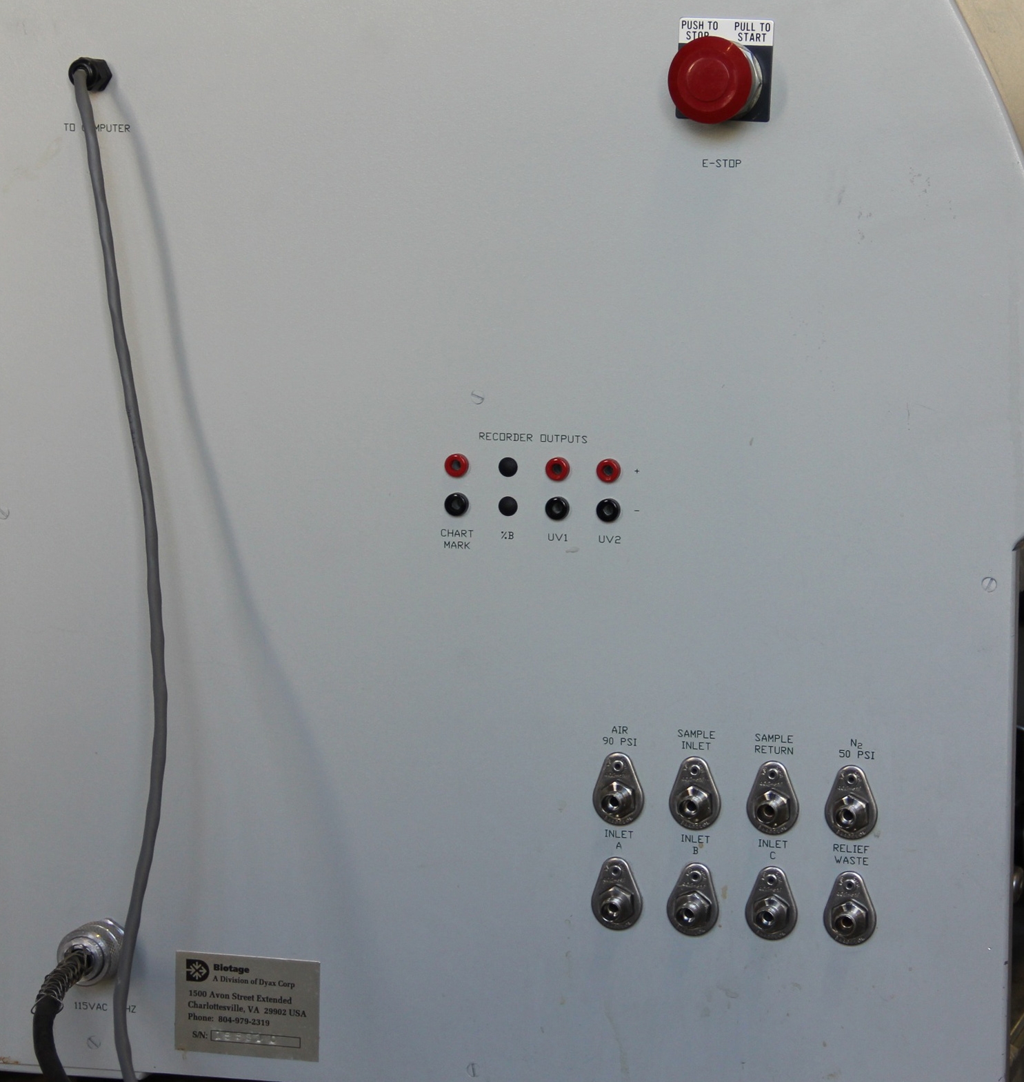 BIOTAGE Kiloprep 100 Auto Preparative HPLC System for Parts