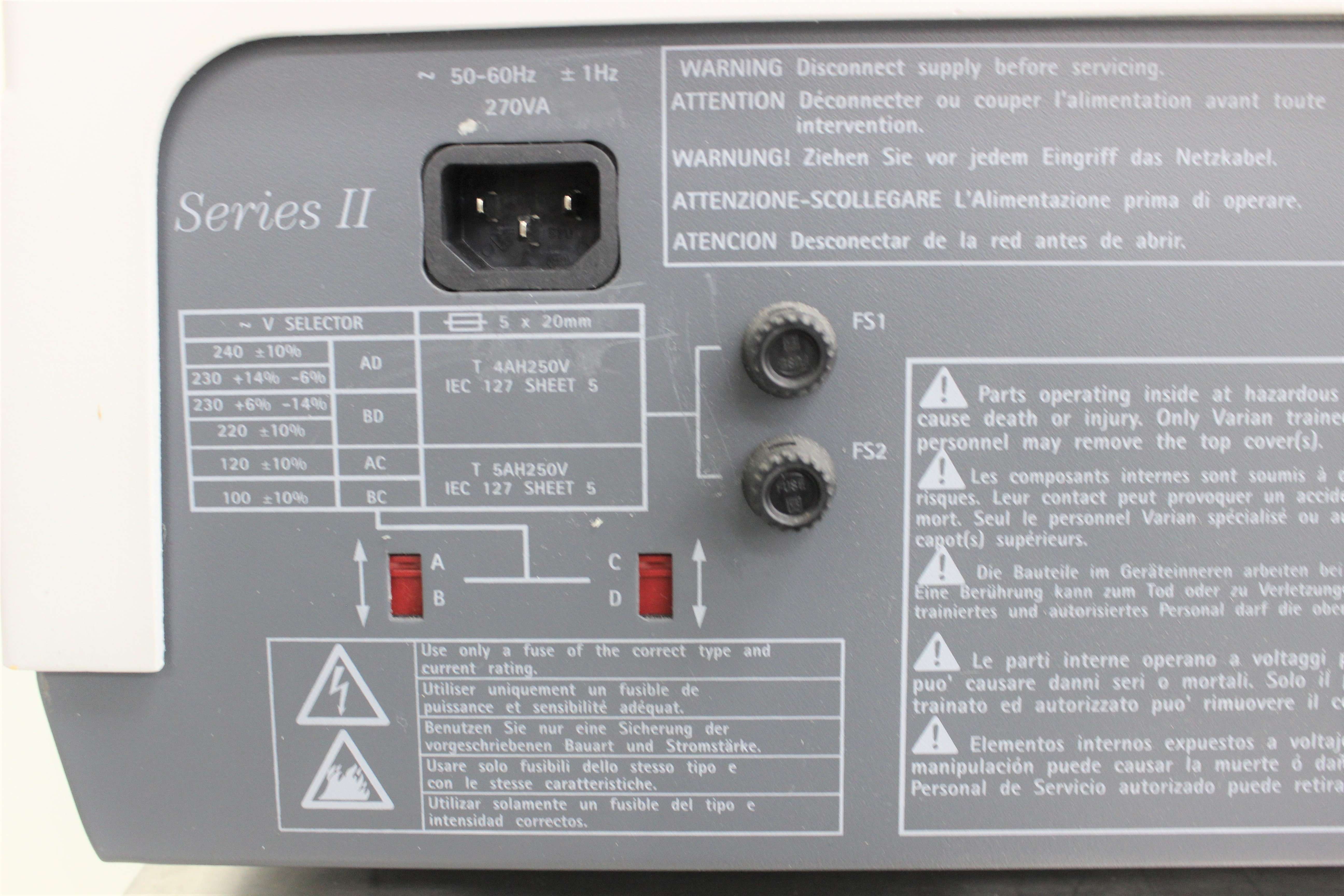 Varian Cary 100 Bio Spectrometer UV-Vis 190-900nm Turnkey Used