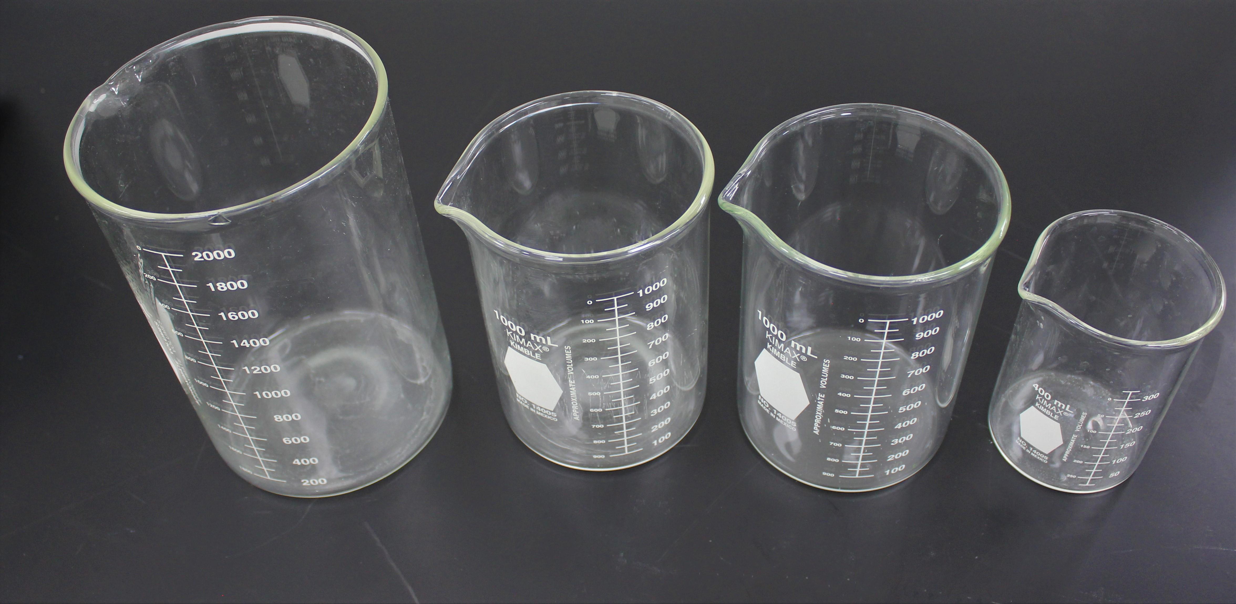 Chemglass Glass Cylinders Box, LABCONCO Misc. Box with Glassware